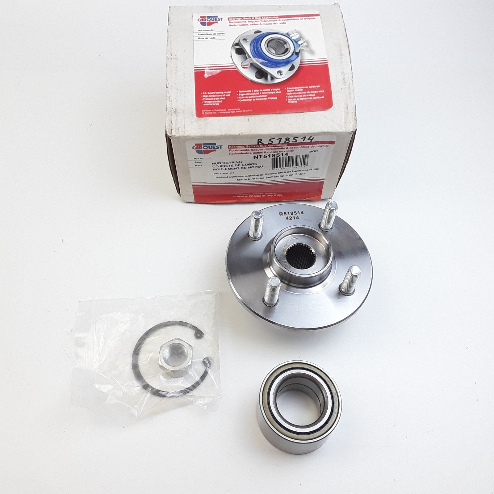 Front Wheel Bearing / Hub Assembly For Saturn SL1 SL2 SC1 SC2 SW1 SW2 1994β2002