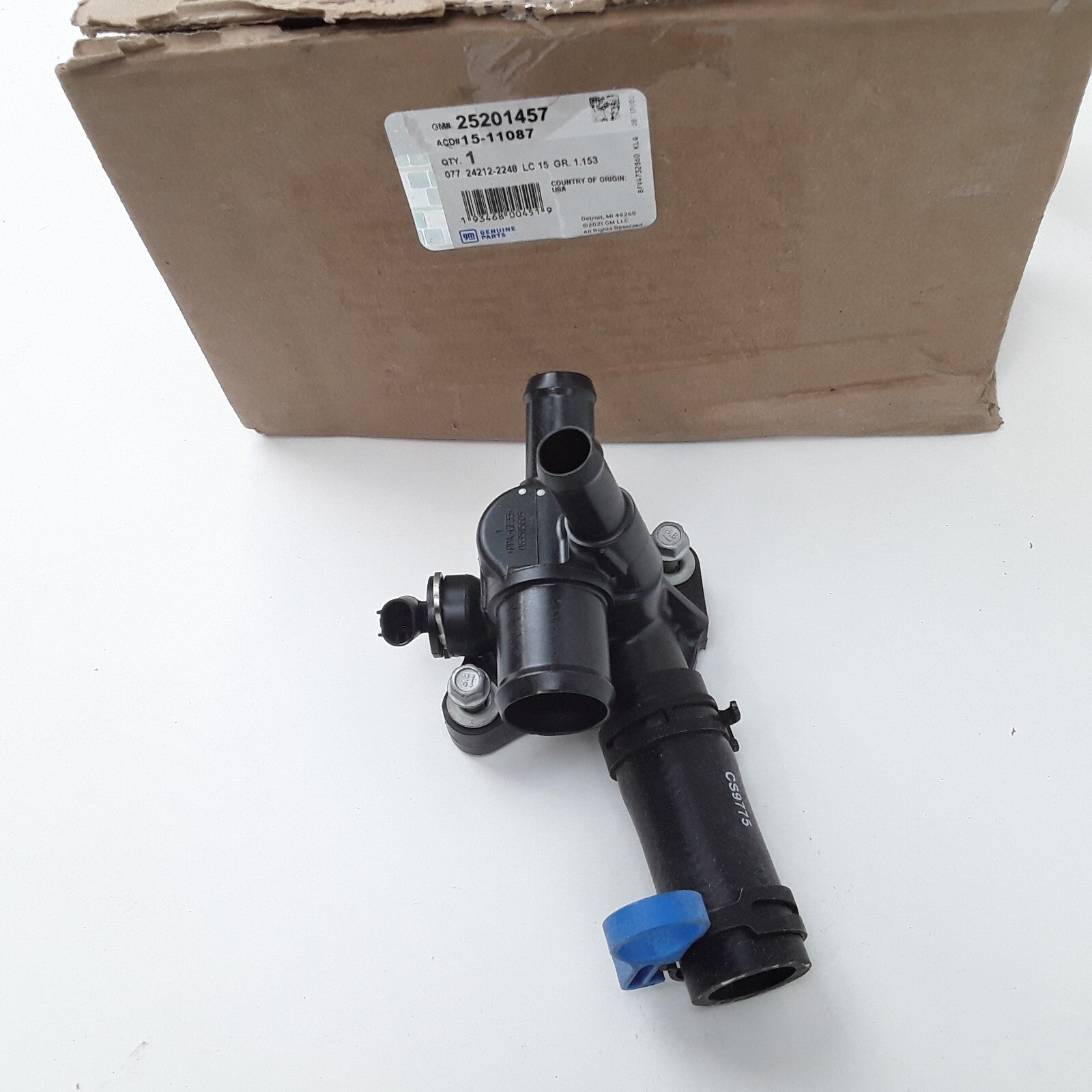 Engine Coolant Water Outlet Fits Buick Envision 2016-20 Chevrolet Blazer 2019-21