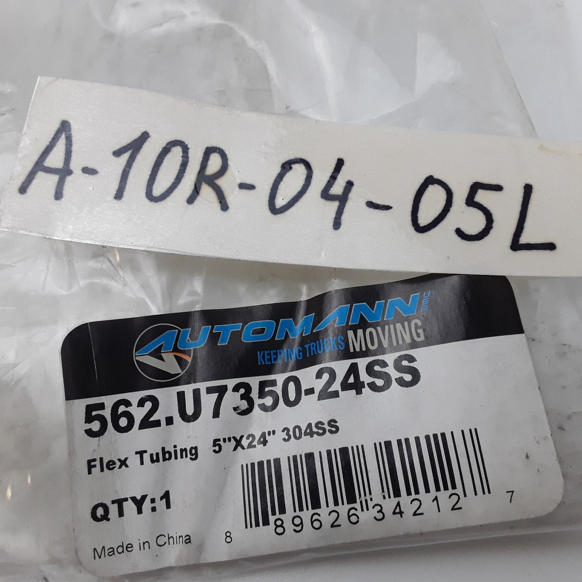 Automann 562.U7350-24SS Exhaust Flex Pipe 5.0 in x 24 in Length For Universal