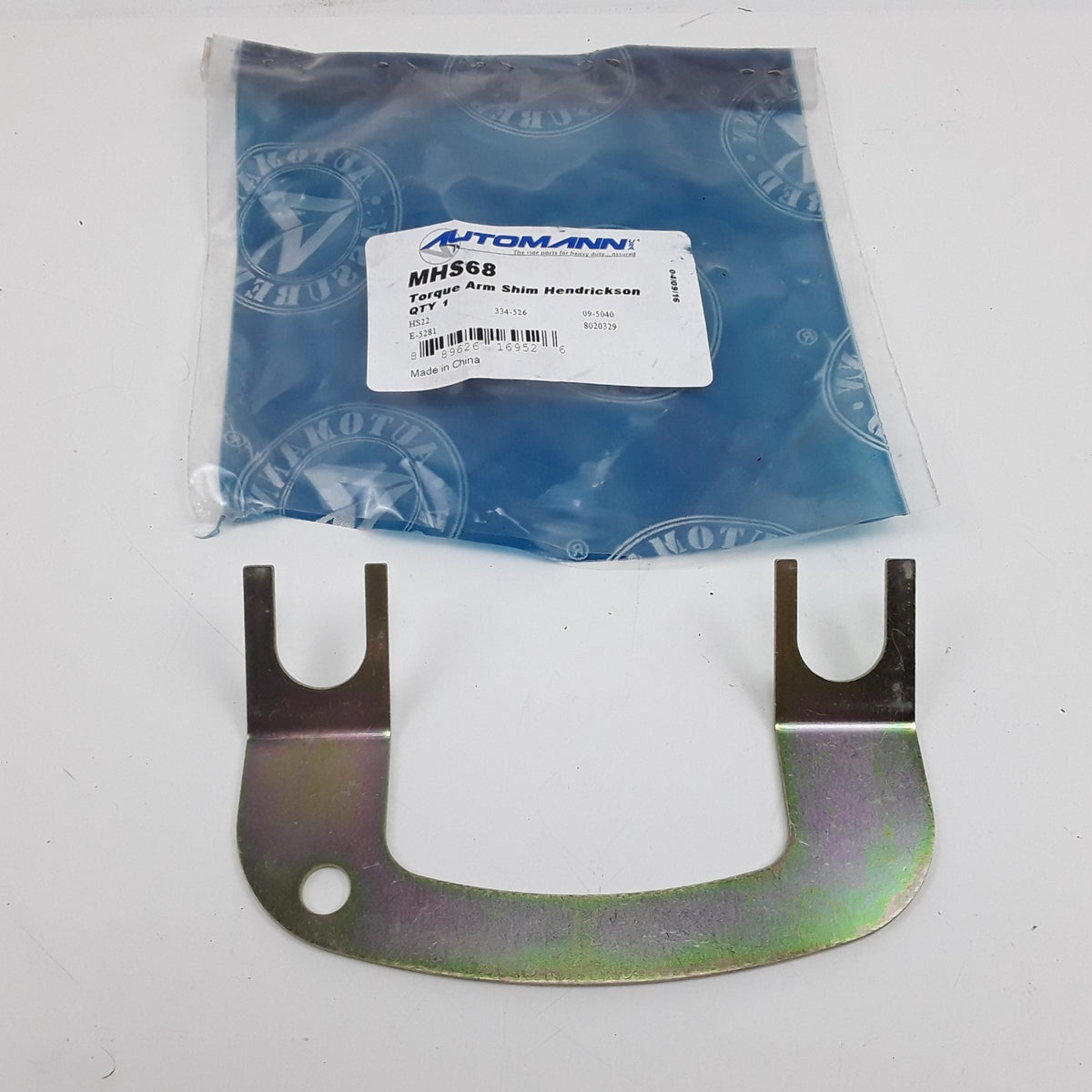 Automann MHS68 Torque Arm Shim Assembly 1/16 Thick For Hendrickson