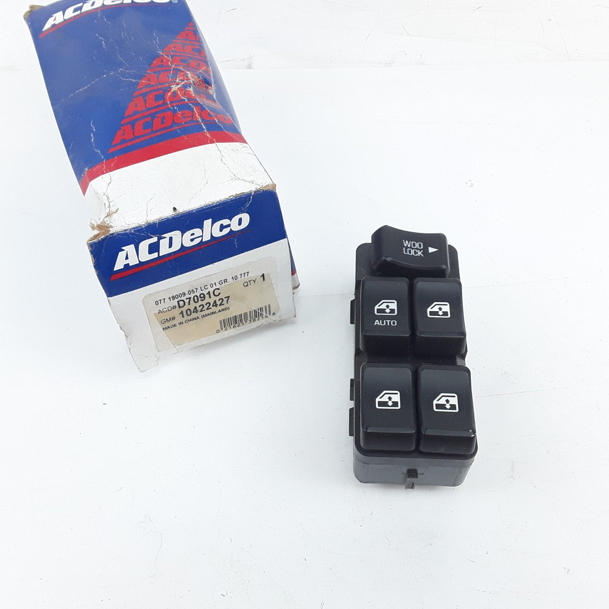 ACDelco D7091C Front Power Window Switch Assembly For Buick Rendezvous 2002-2003