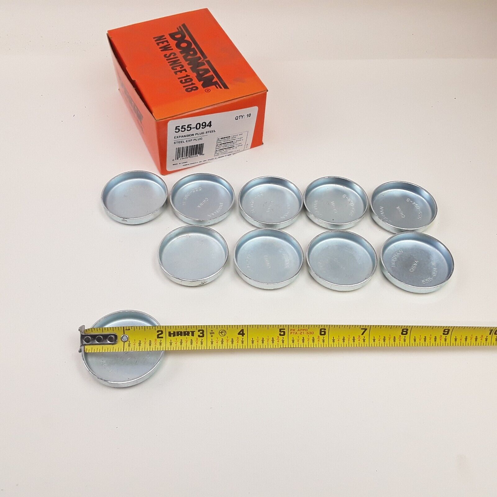 Steel Cup Expansion Plug 50mm Height 0.420 Pack of 10 Fits Ford Dodge Plymouth