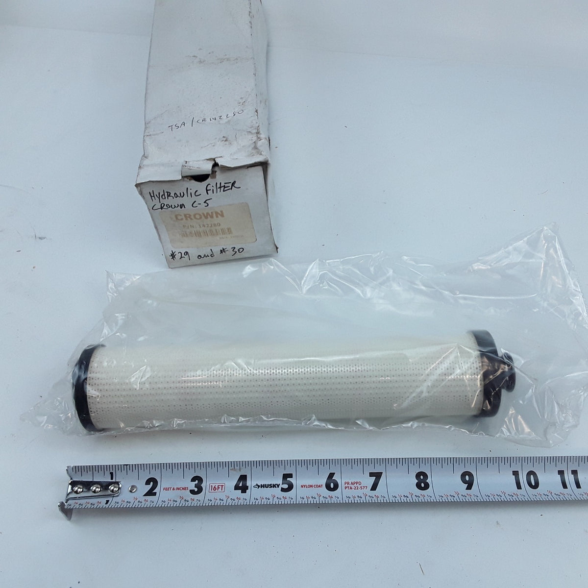 Crown 142280 Hydraulic Filter Element Fits Heavy-Duty Crown C-5 Series Forklifts