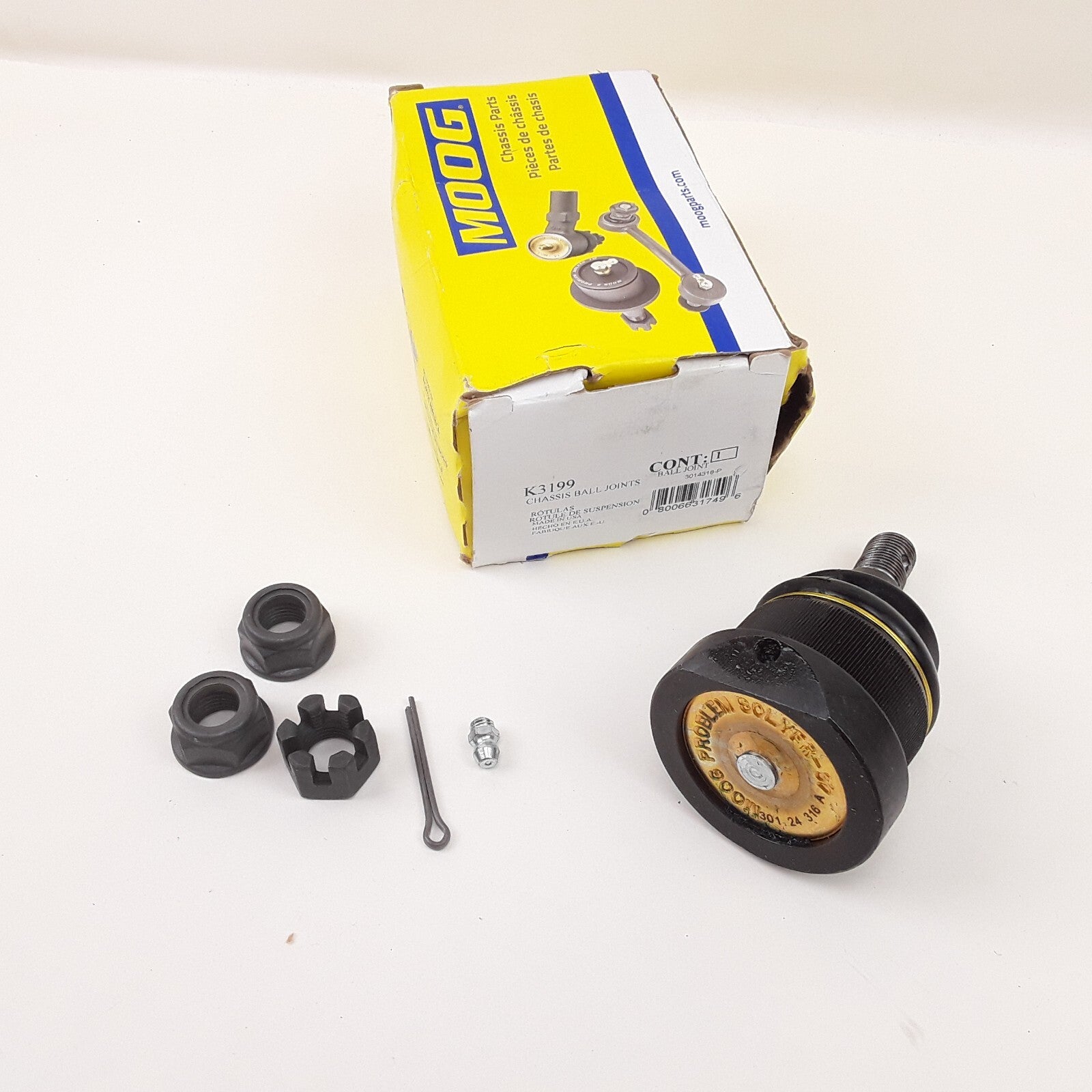 MOOG K3199 Front Lower Suspension Ball Joint Fits Jeep Liberty (2002 2003 2004)