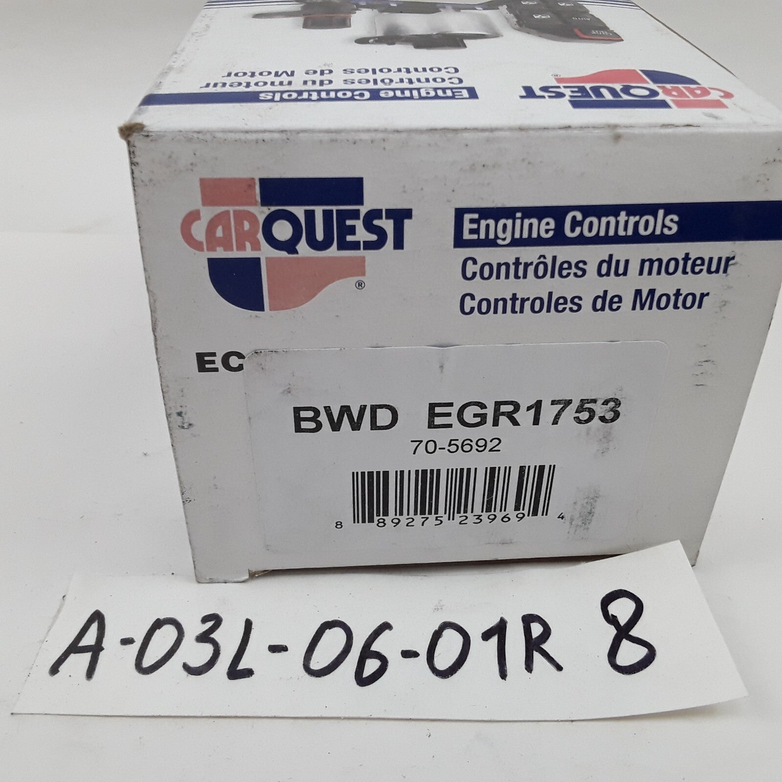 BWD EGR1753 EGR Valve Fits Mazda Tribute Ford Escape Mercury Cougar (2001-2006)