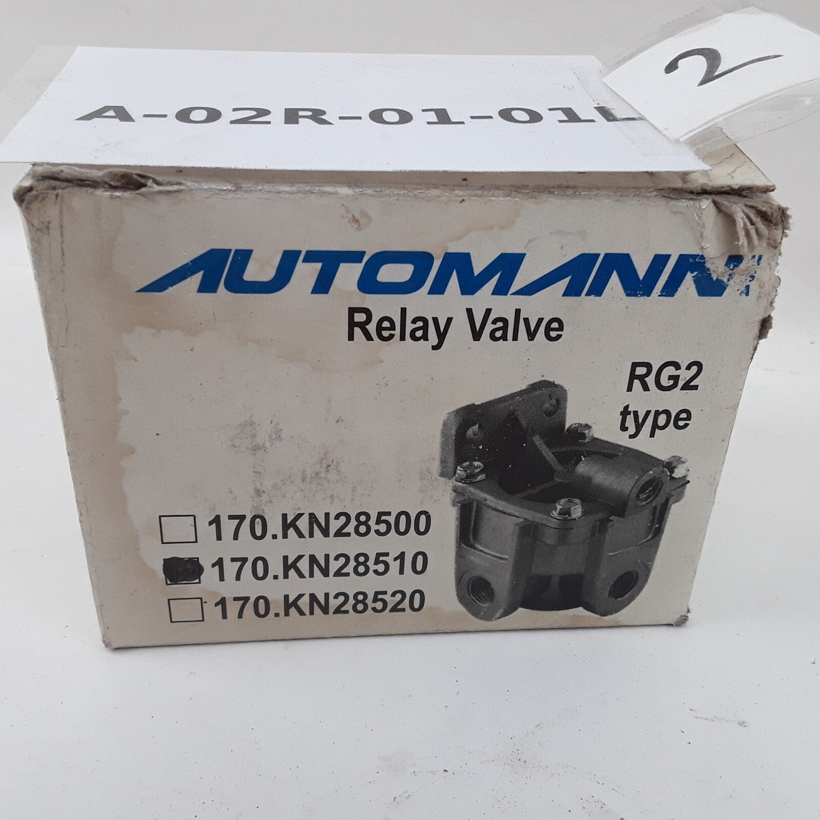 Automann 170-KN28510 Truck RG-2 Type Relay Valve 5.6 PSI Crack Pressure
