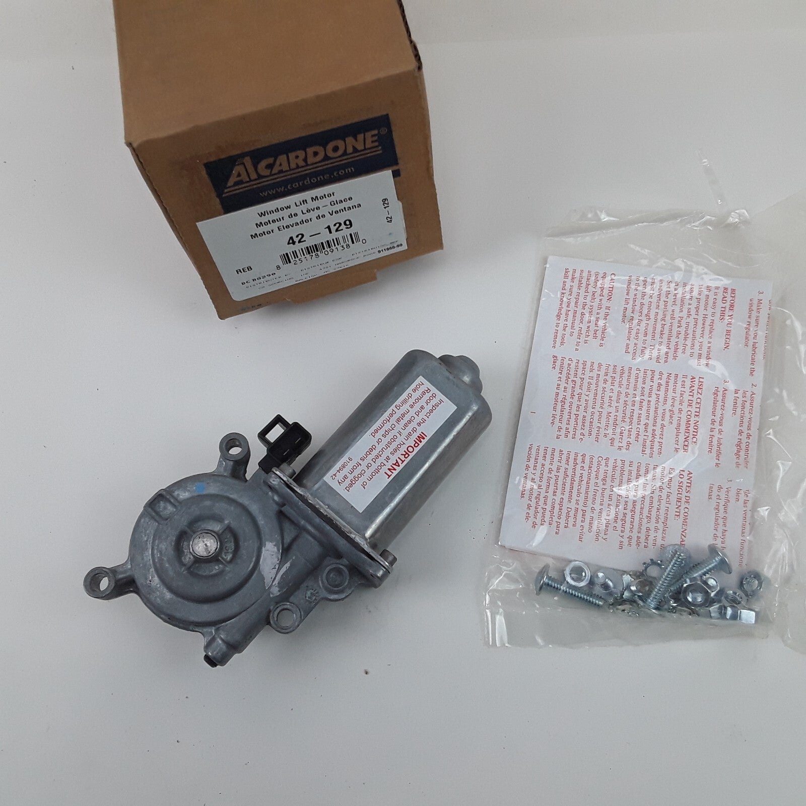 Cardone 42-129 Rear Left Power Window Motor For Chevrolet ,Buick ,Cadillac