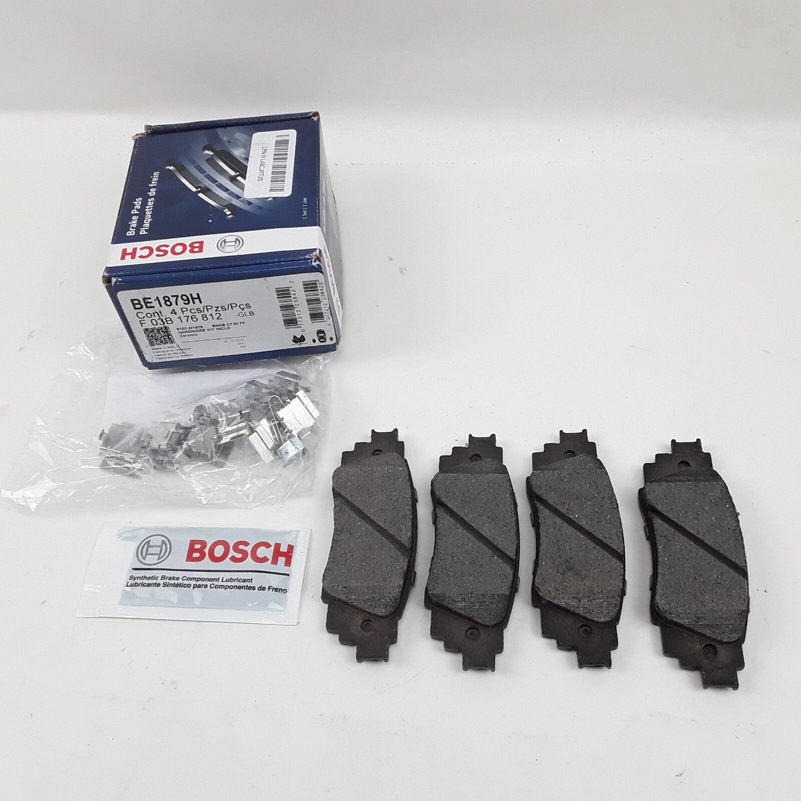 Bosch BE1879H Rear Disc Brake Pad Set Fits Toyota Prius Lexus RX350L (2018-2024)