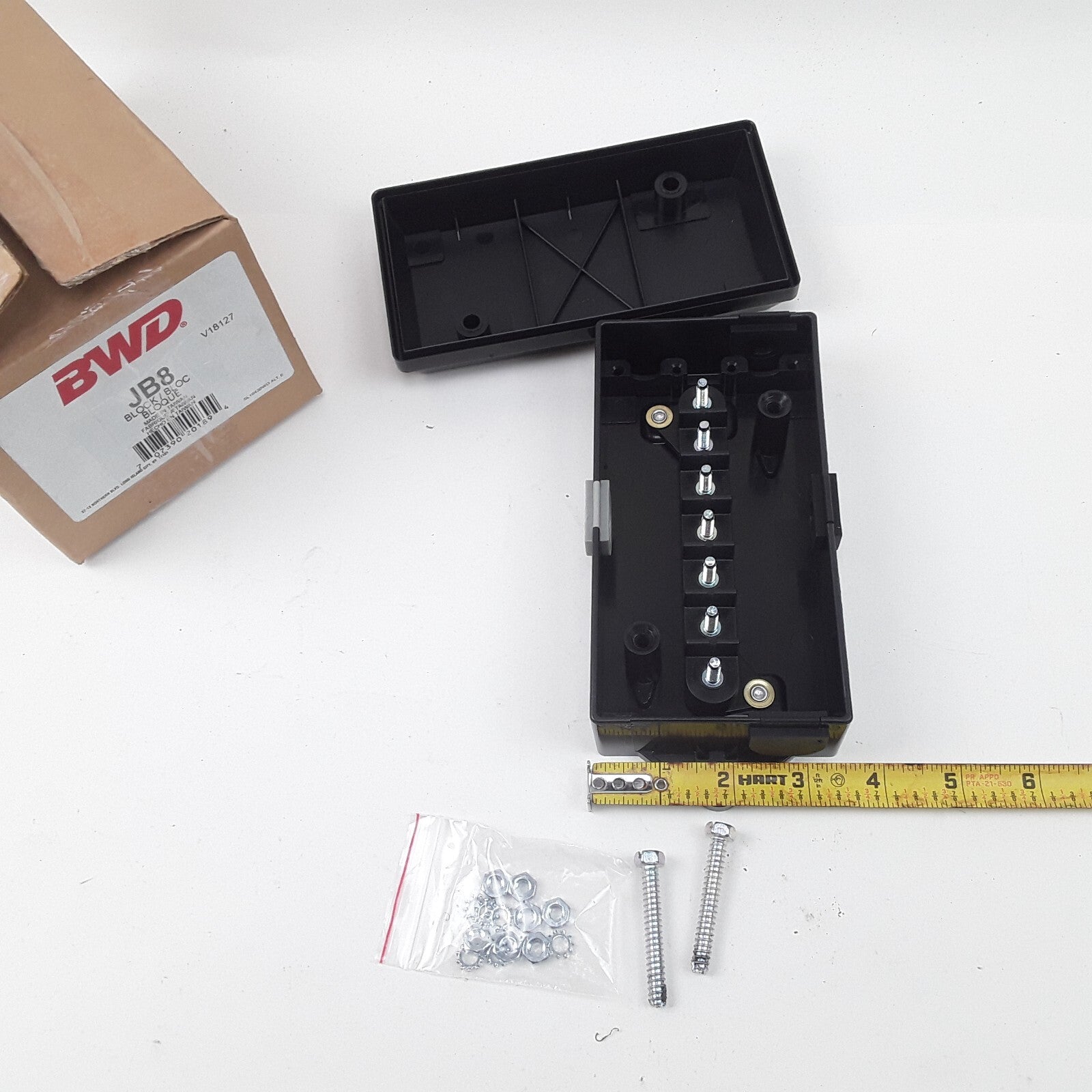 BWD Automotive JB8 Thermal Limiter Fuse Holder Switch Block Black