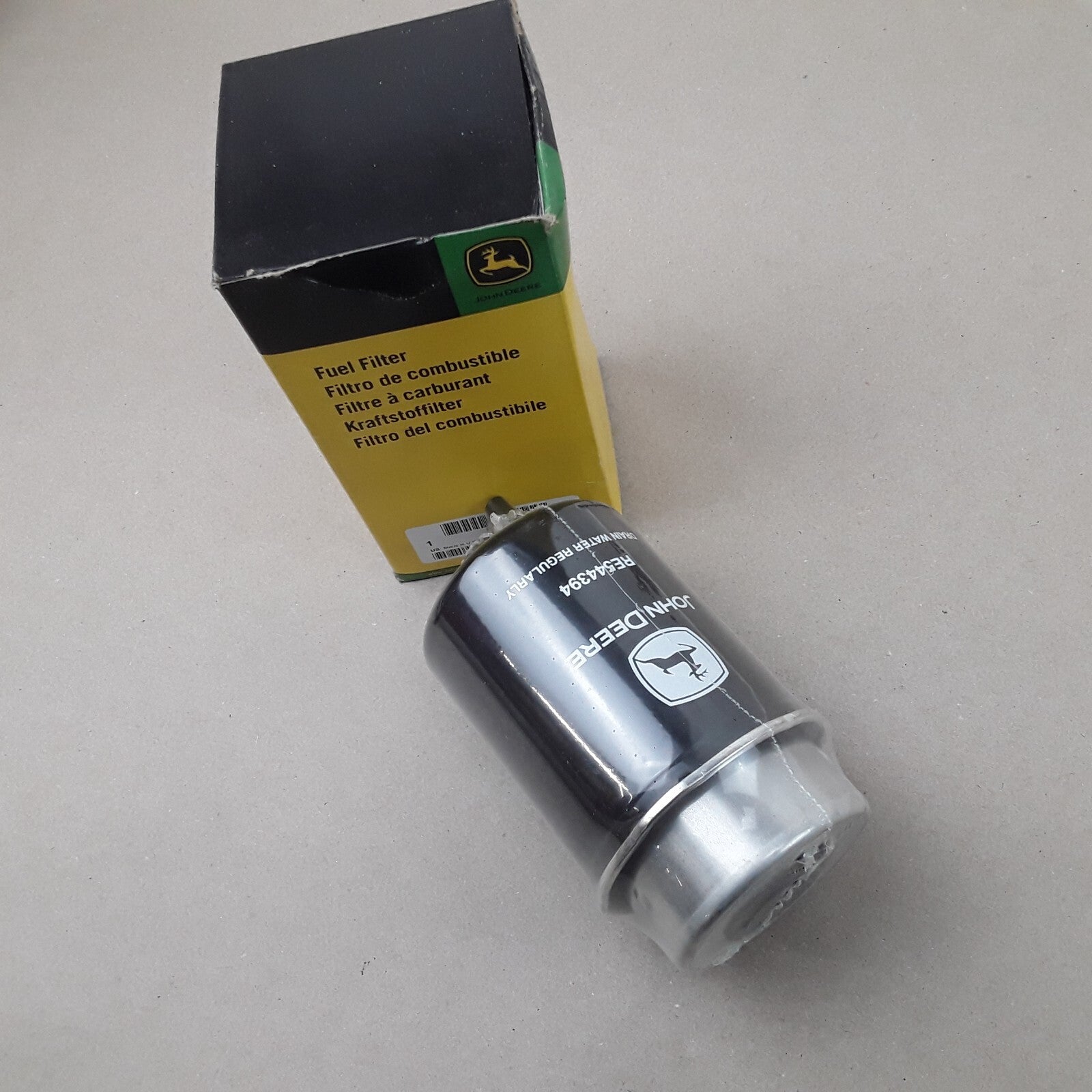 John Deere RE544394 Heavy Duty Spin-On Hydraulic Engine Fuel Filter