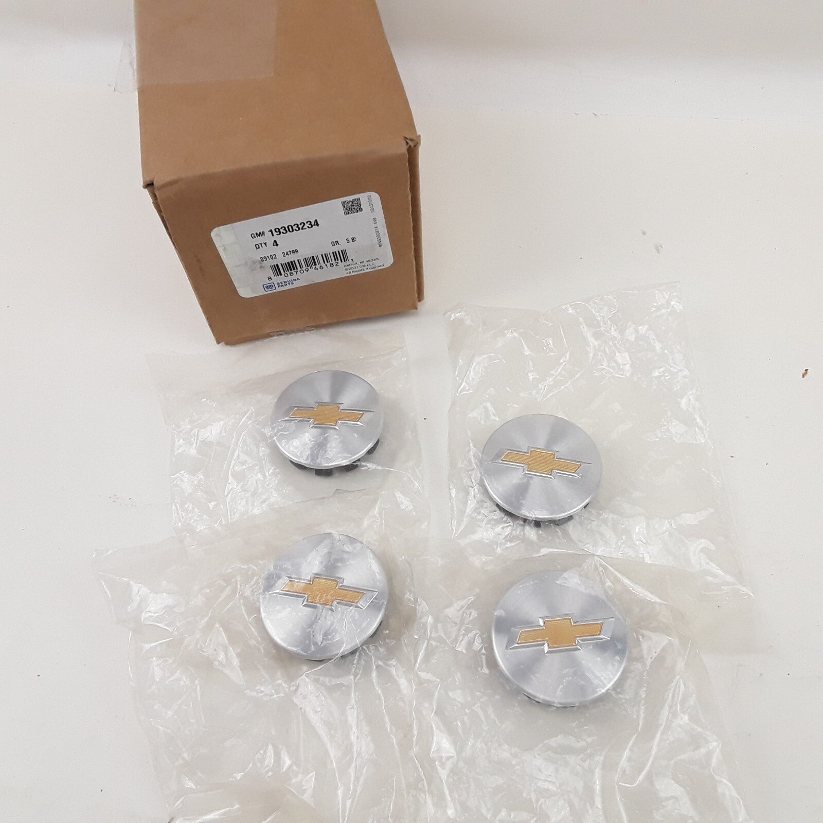 4 PCS Wheel Center Hub Cap Cover Fits Chevrolet Cruze 2018-2019 Sonic 2013-2015