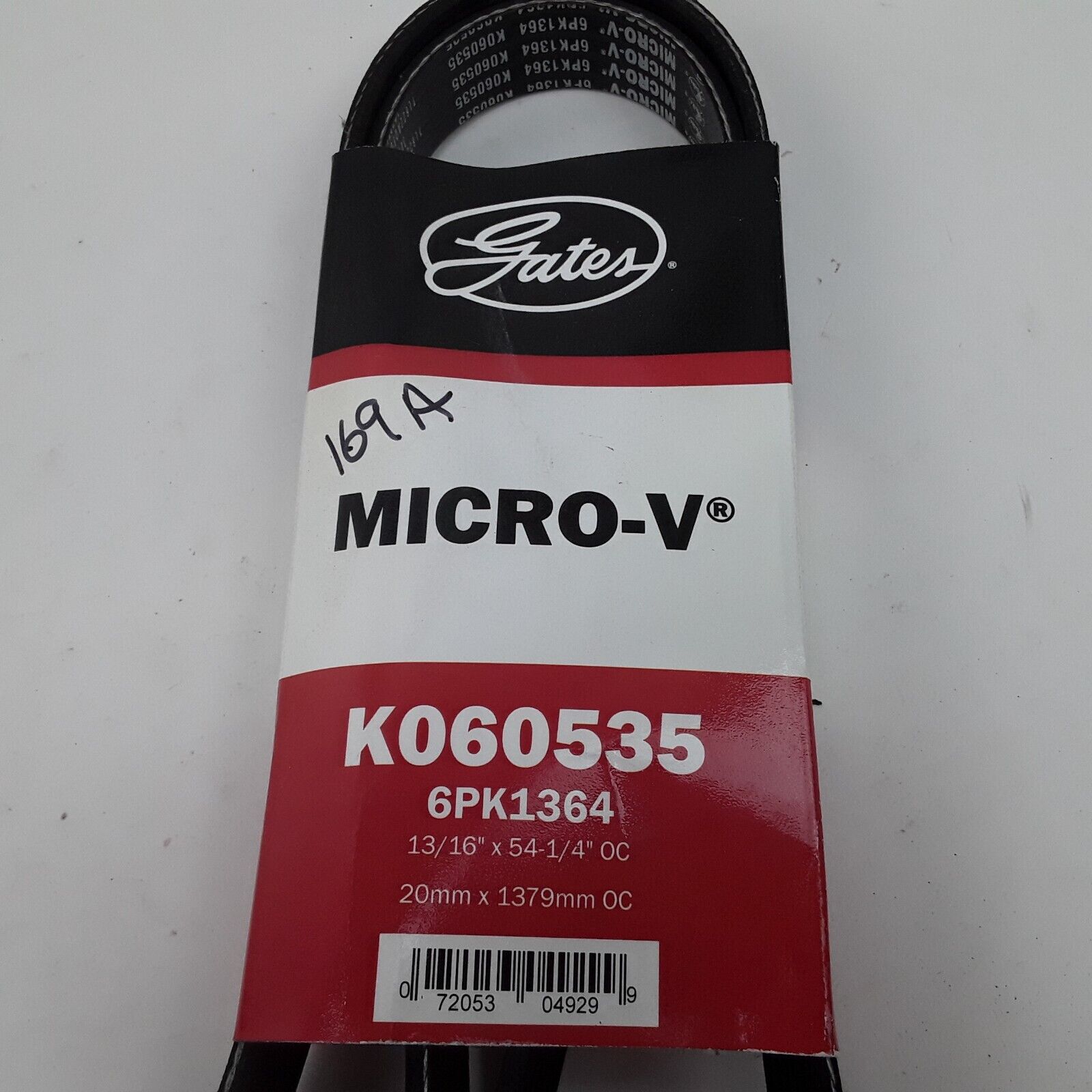Micro-V Serpentine Drive Belt Fit Lincoln Mark LT 2011-12 Mercury Tracer 1991-93
