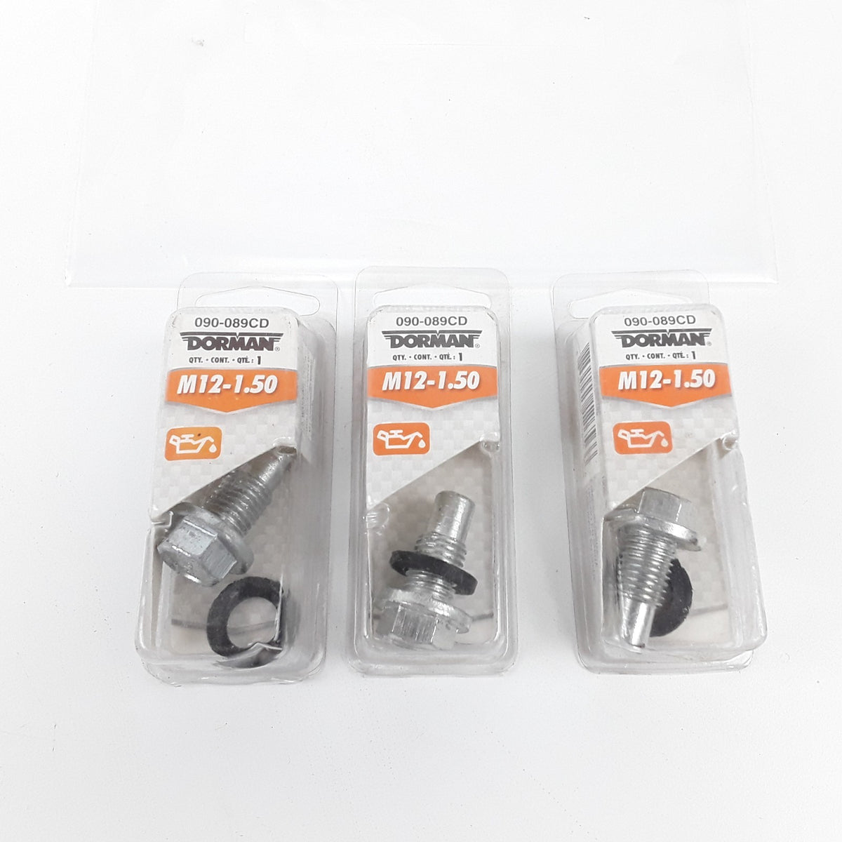Oil Drain Plug Kit of 3 Fits Toyota Yaris Scion iQ 2012 2013 2014 2015 2016-2020