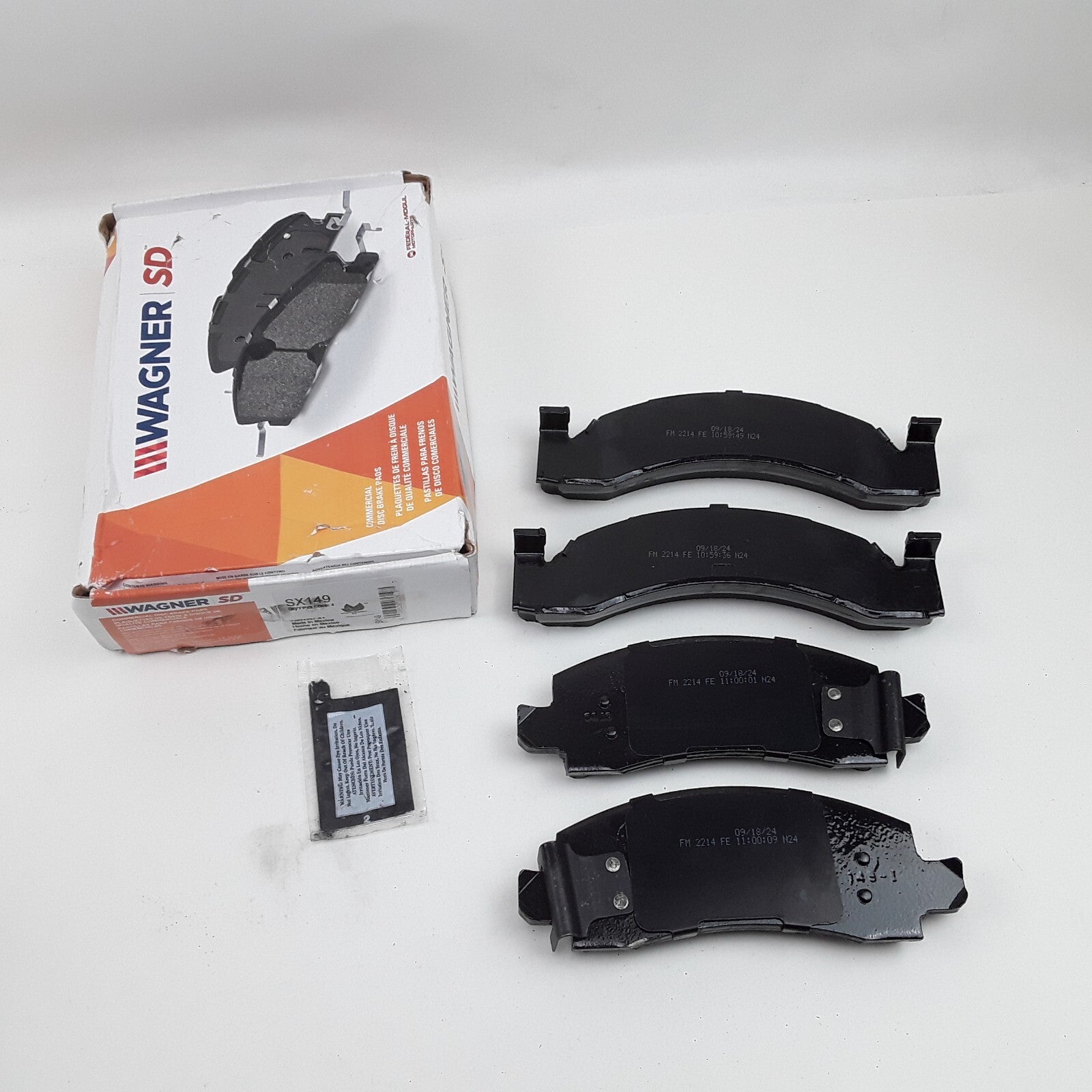 SevereDuty Rear Disc Brake Pad Set Fits Chevrolet C10 1977-78 GMC V3500 1988 91