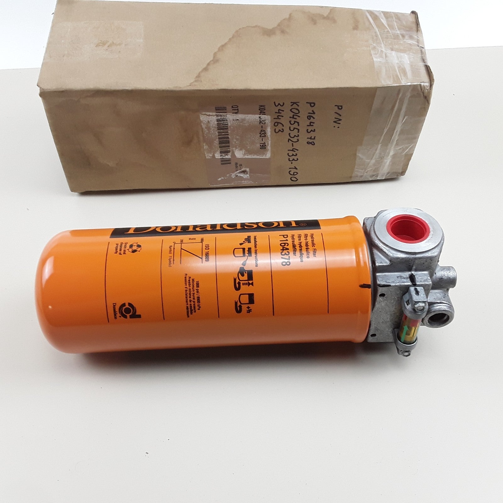 Donaldson P164378 Hydraulic Filter Spin-On Style Heavy Duty High Performance