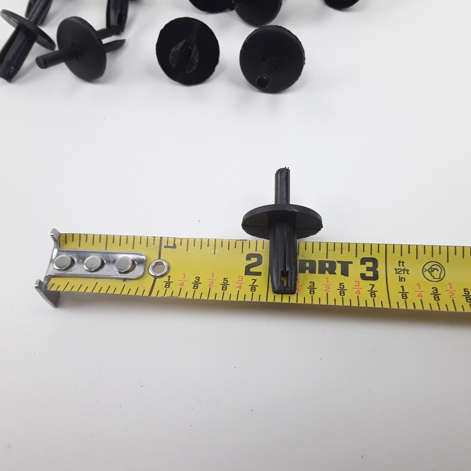 Car Rivet-Push In-Hole Diameter .250 In-Head Diameter .707 In-Length .635 In