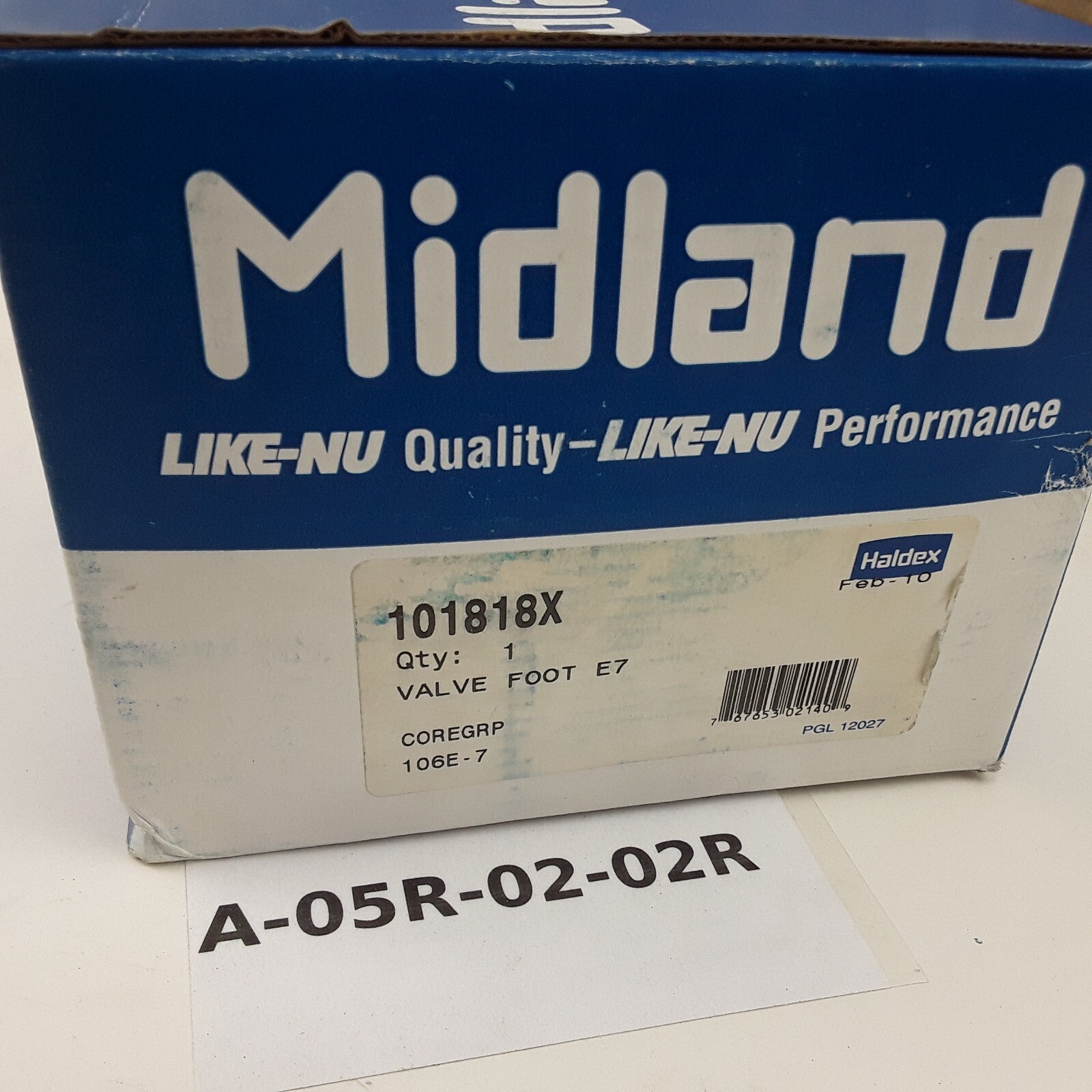 Haldex 101818X Reman Air Brake E7 Foot Control Valve Assembly Heavy Duty