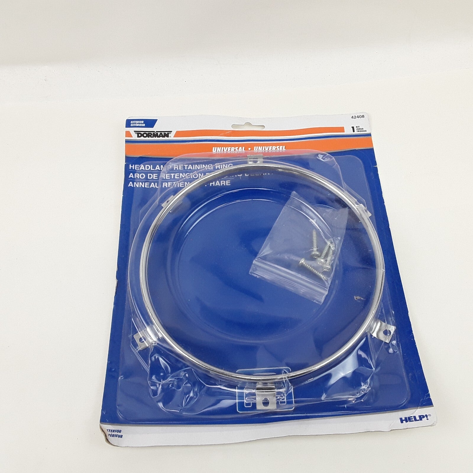 Dorman 42408 Round Headlight Retaining Ring For 7 in with 4 Screws