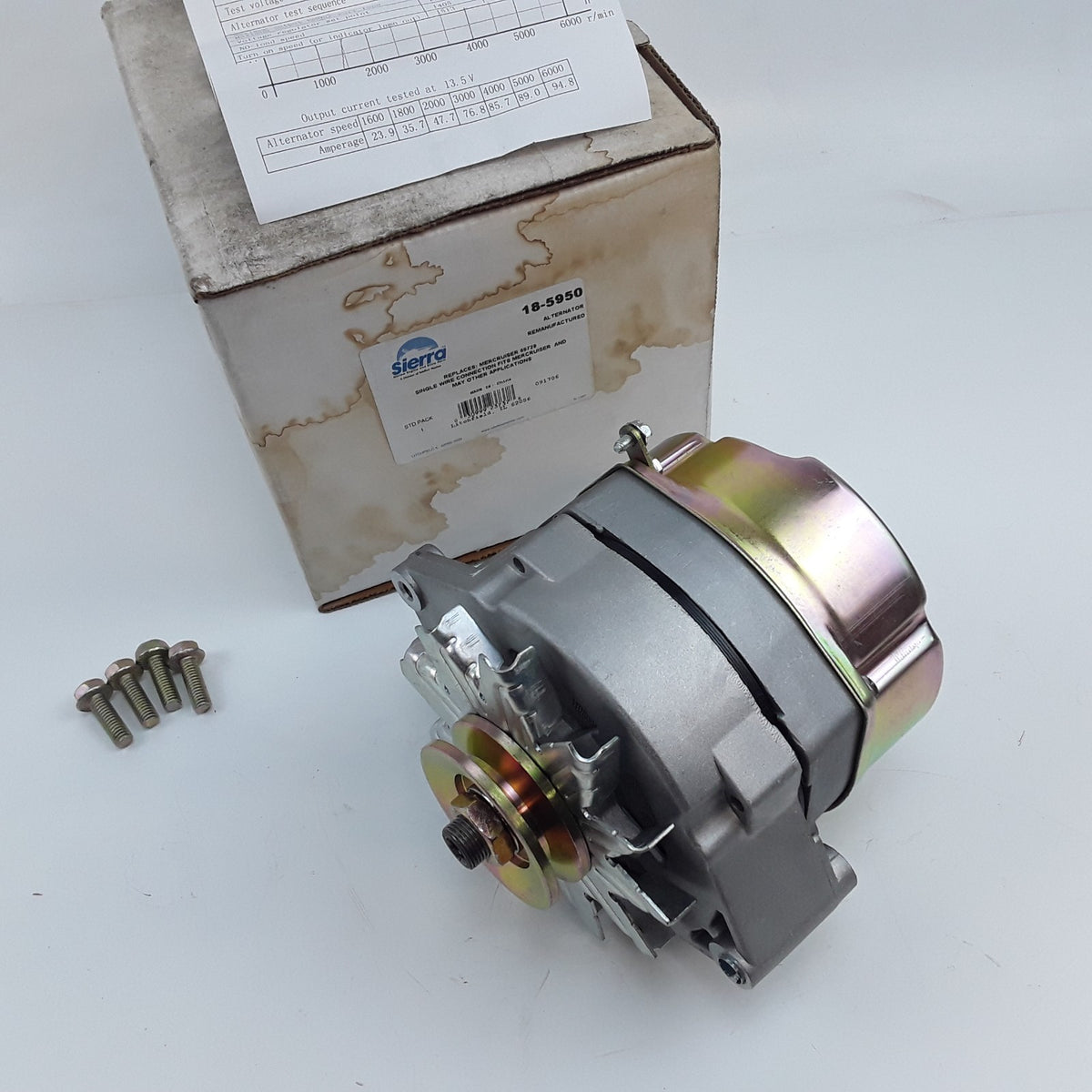 Alternator Fits Hardin Various Mercruiser Model 198 225 215 233 MIE (1962-1980)