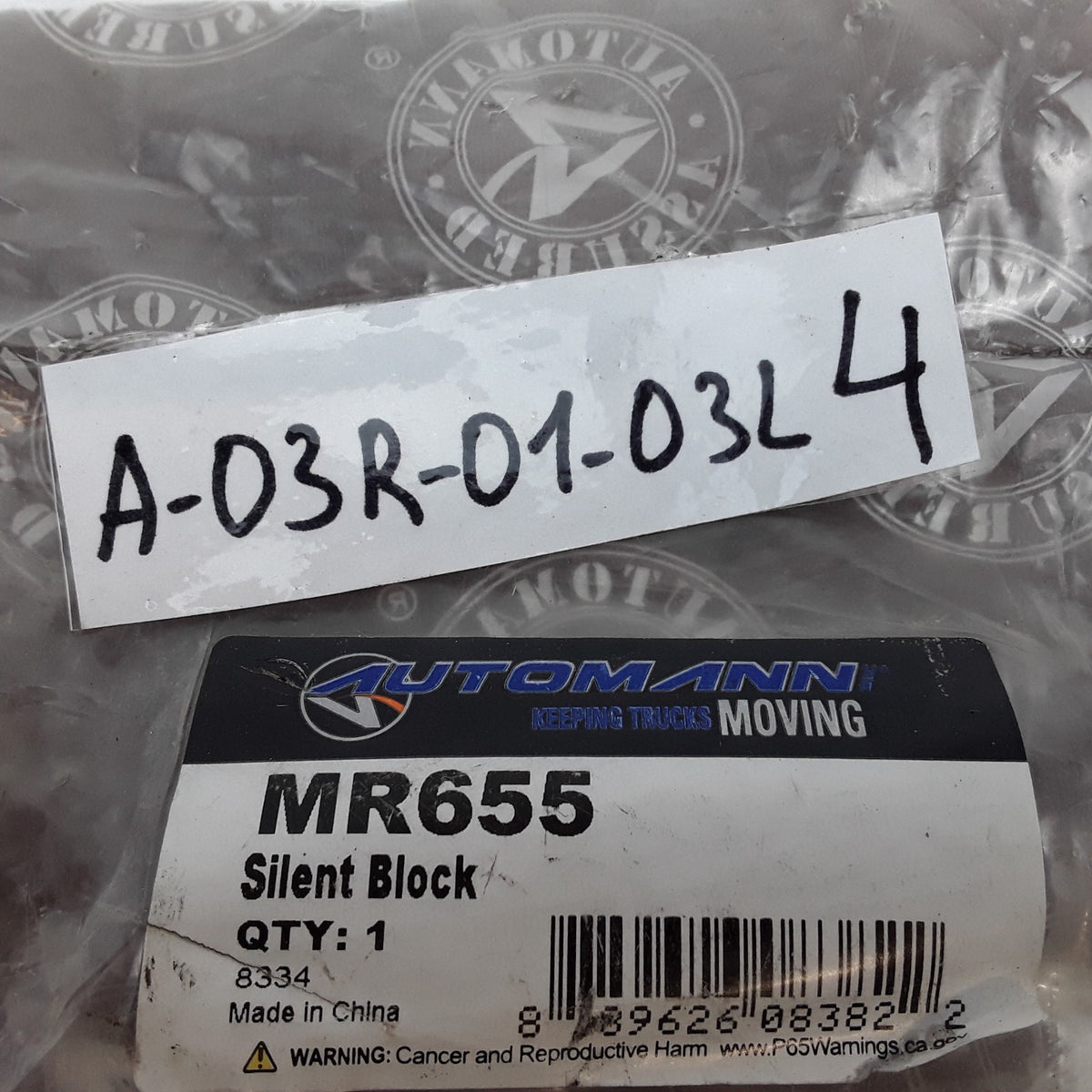 for 2004-2018 Volvo VNL Gen II Silent Block Fits Volvo Mack Automann MR655