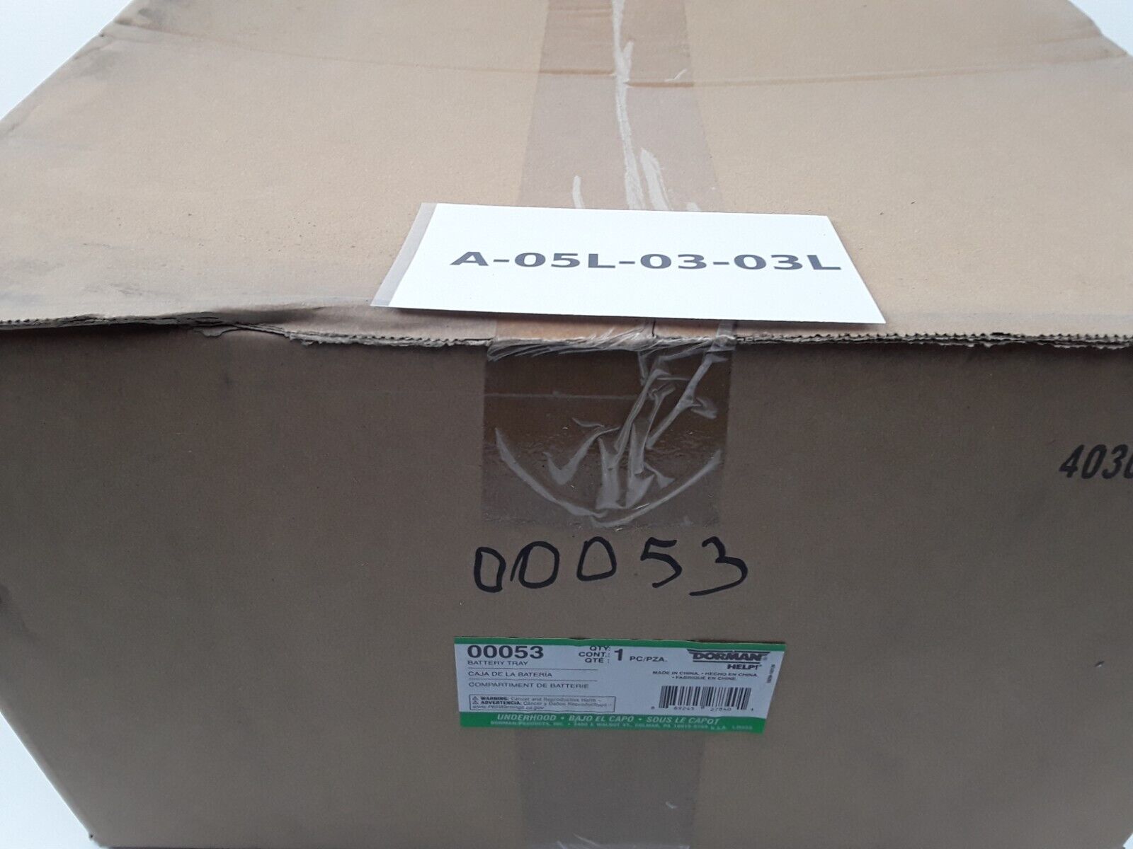 Battery Tray Dorman 00053 For Jeep Liberty,Dodge Nitro 2007 2008 2009 2010-2012 - HotCarParts