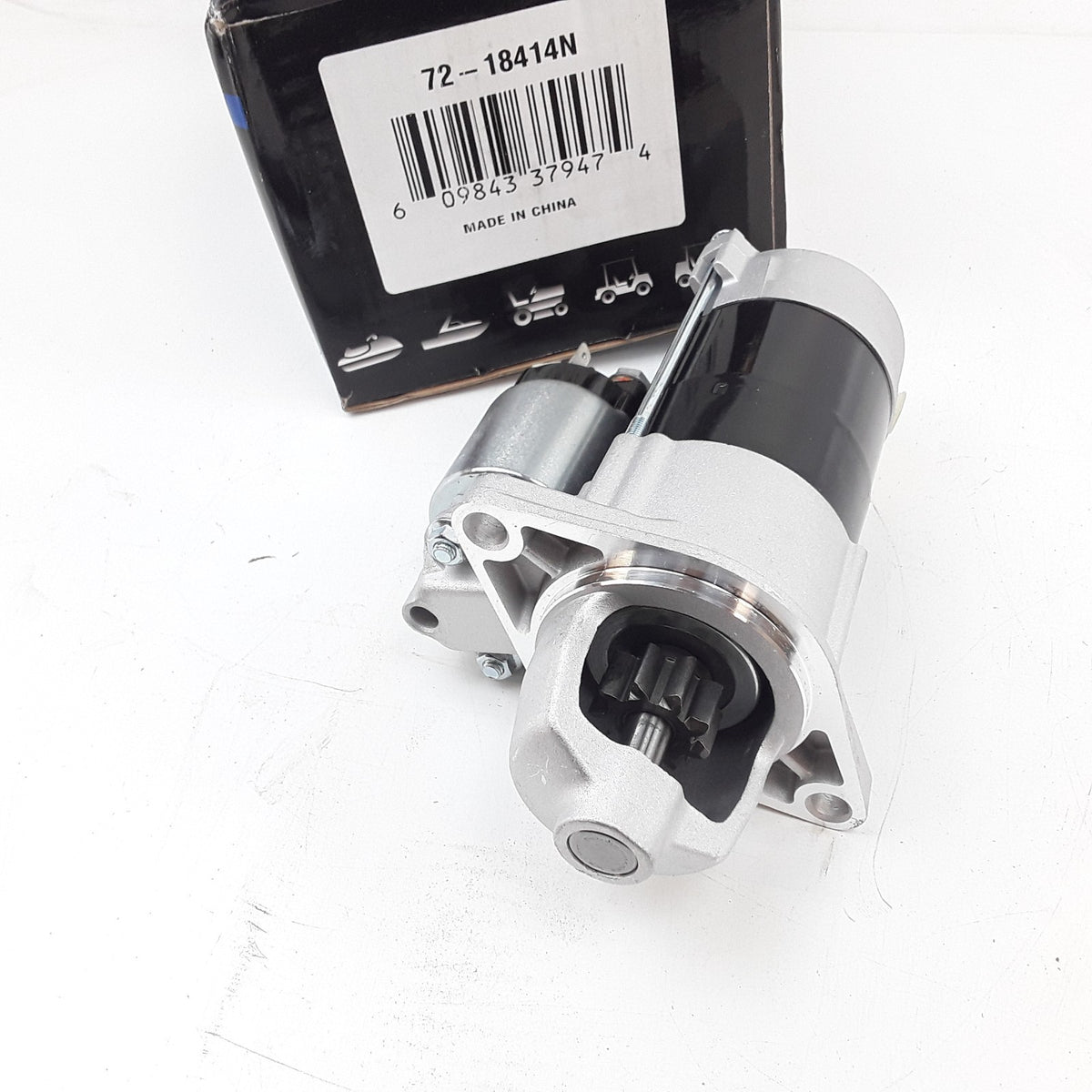 Carquest 72-18414N Starter Motor For Kubota F2260-R YR F3060-R YR 1997,2003-2004