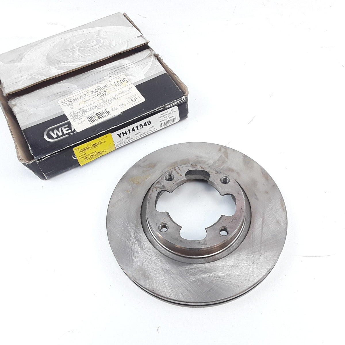 Brake Rotor Front Fits Subaru Justy 1987 1988 1989 1990 1991 1992 1993 1994