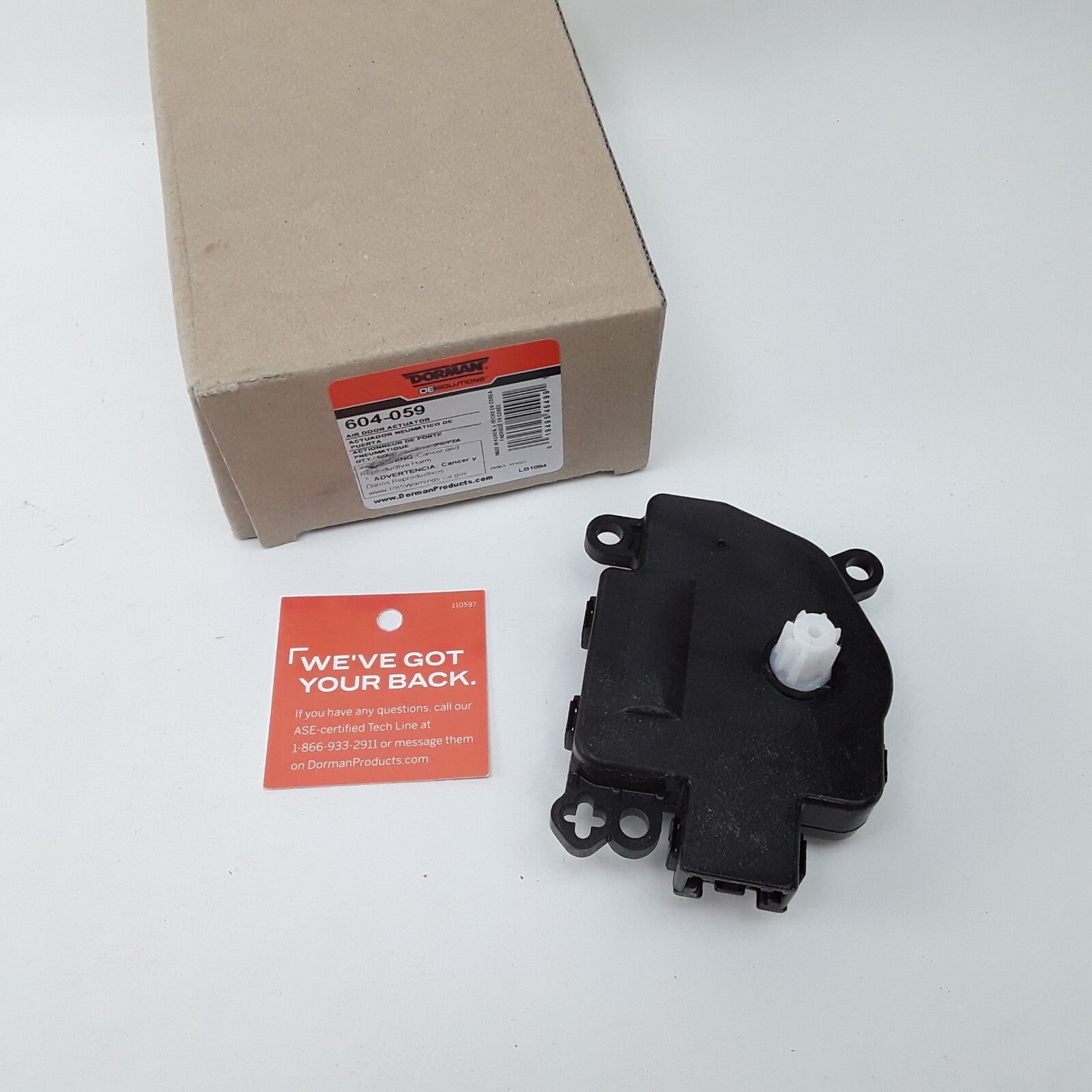 Dorman 604-059 Air Door Actuator For Jeep Grand Cherokee Dodge Durango 2014-2018