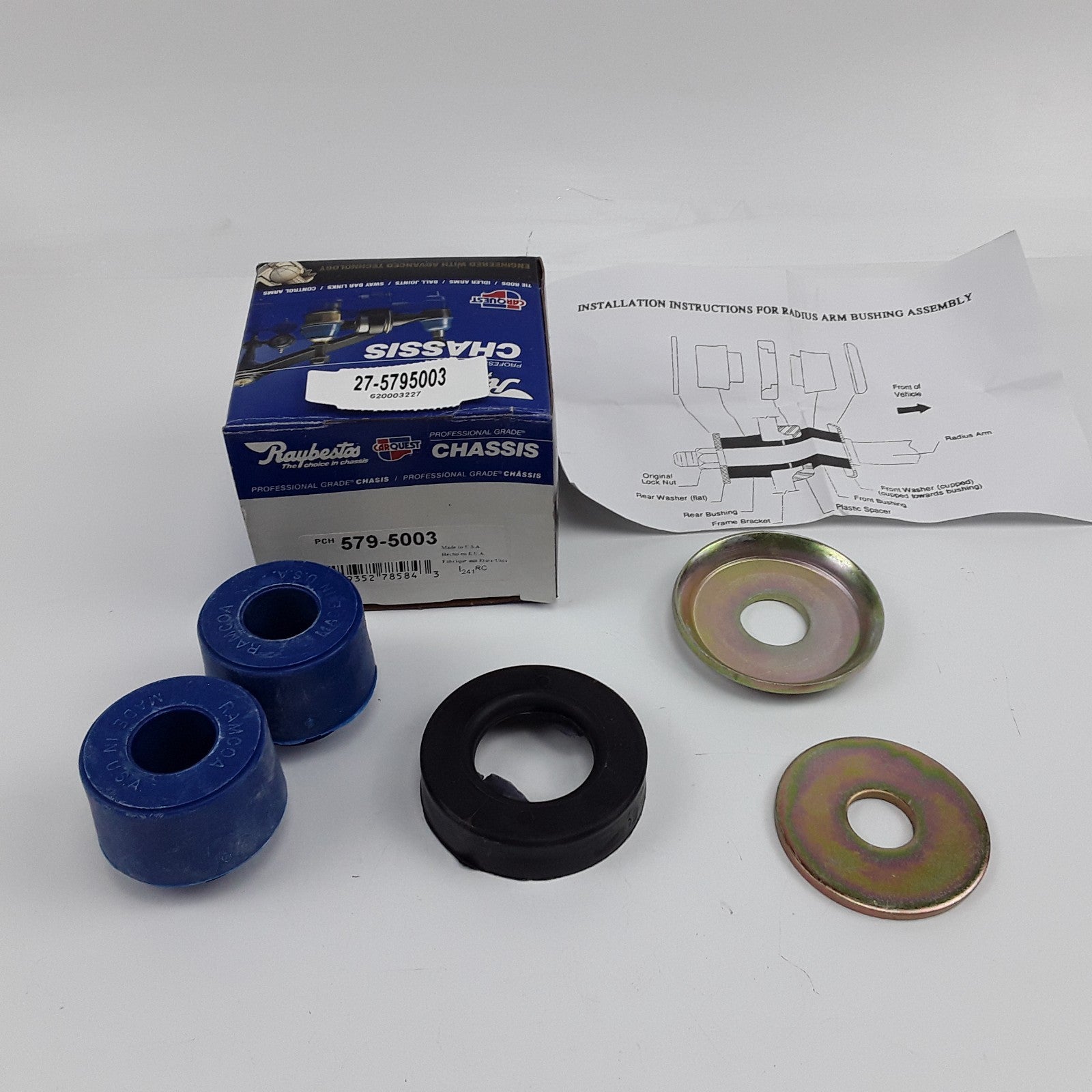 Radius Arm Bushing Kit Fits Ford E-350 E-450 Super Duty E-250 E-150 (1977-2007)