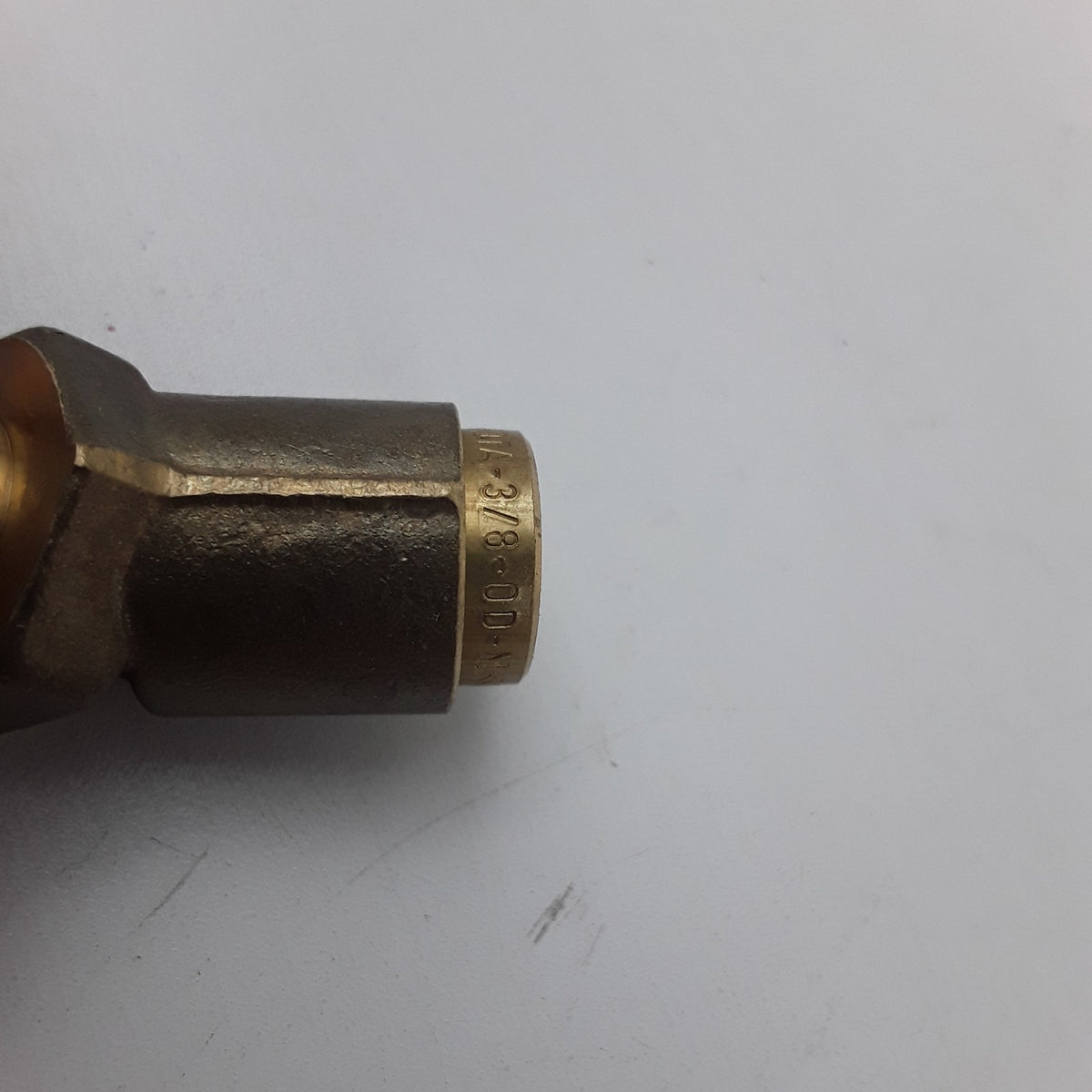 45° Brass Push-to-Connect (PTC) Male 3/8 Elbow Fitting For Mack & Volvo Truck