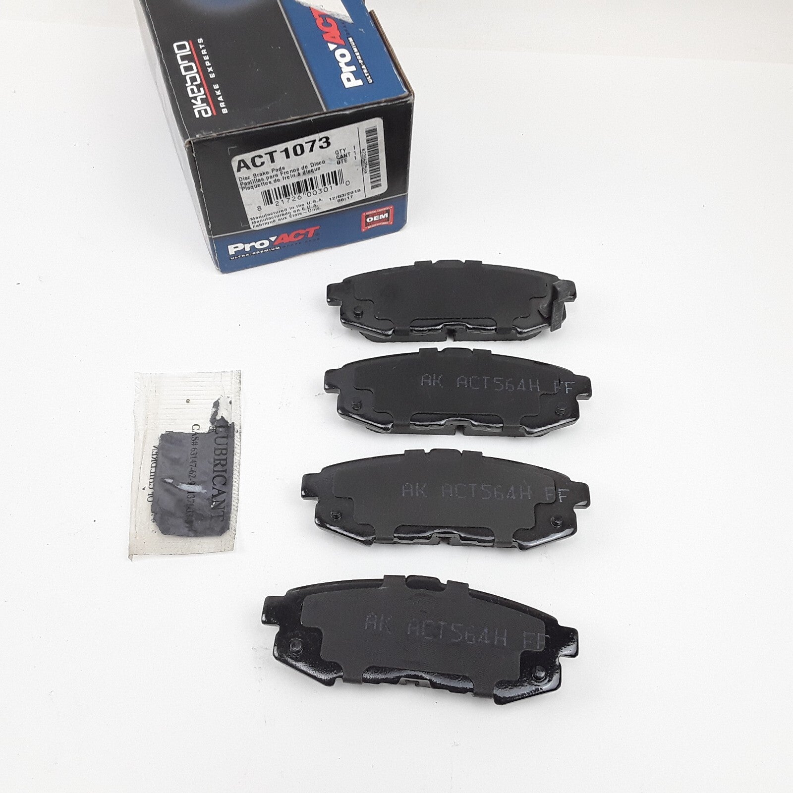 Rear Ultra Premium Disc Brake Pad Set Assembly Fits Mazda MPV 2004 2005 2006