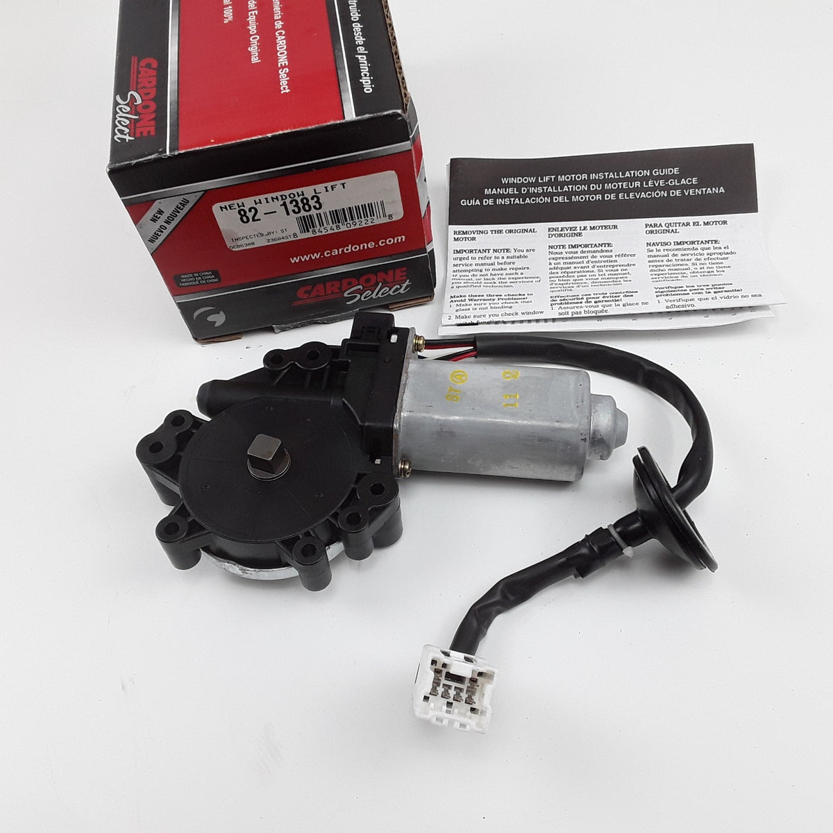 Cardone 82-1383 Front Right Power Window Motor Fits Nissan Maxima (2004-2008)