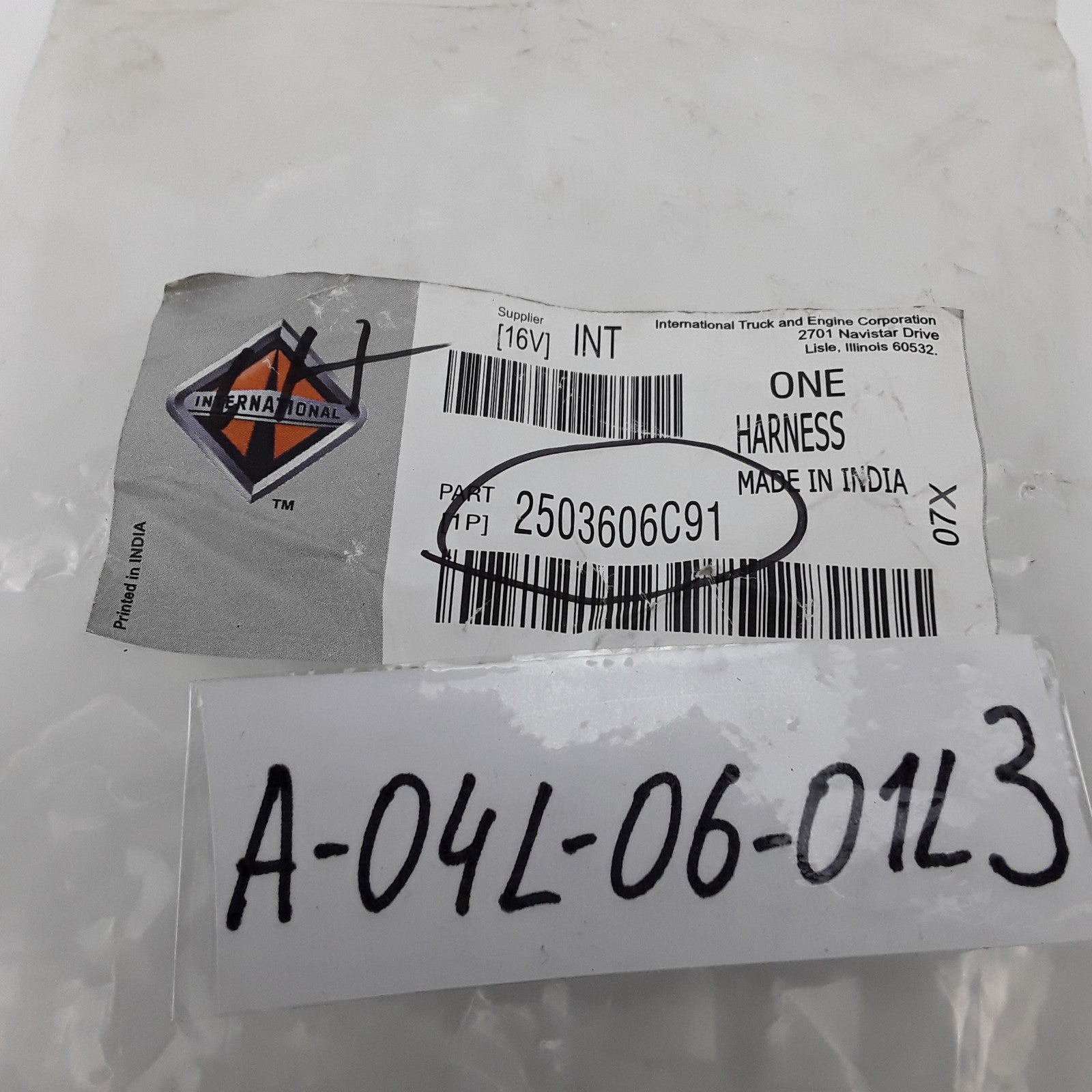 OEM International 2503606C91 Electrical Harness Horn Jumper For Navistar Trucks