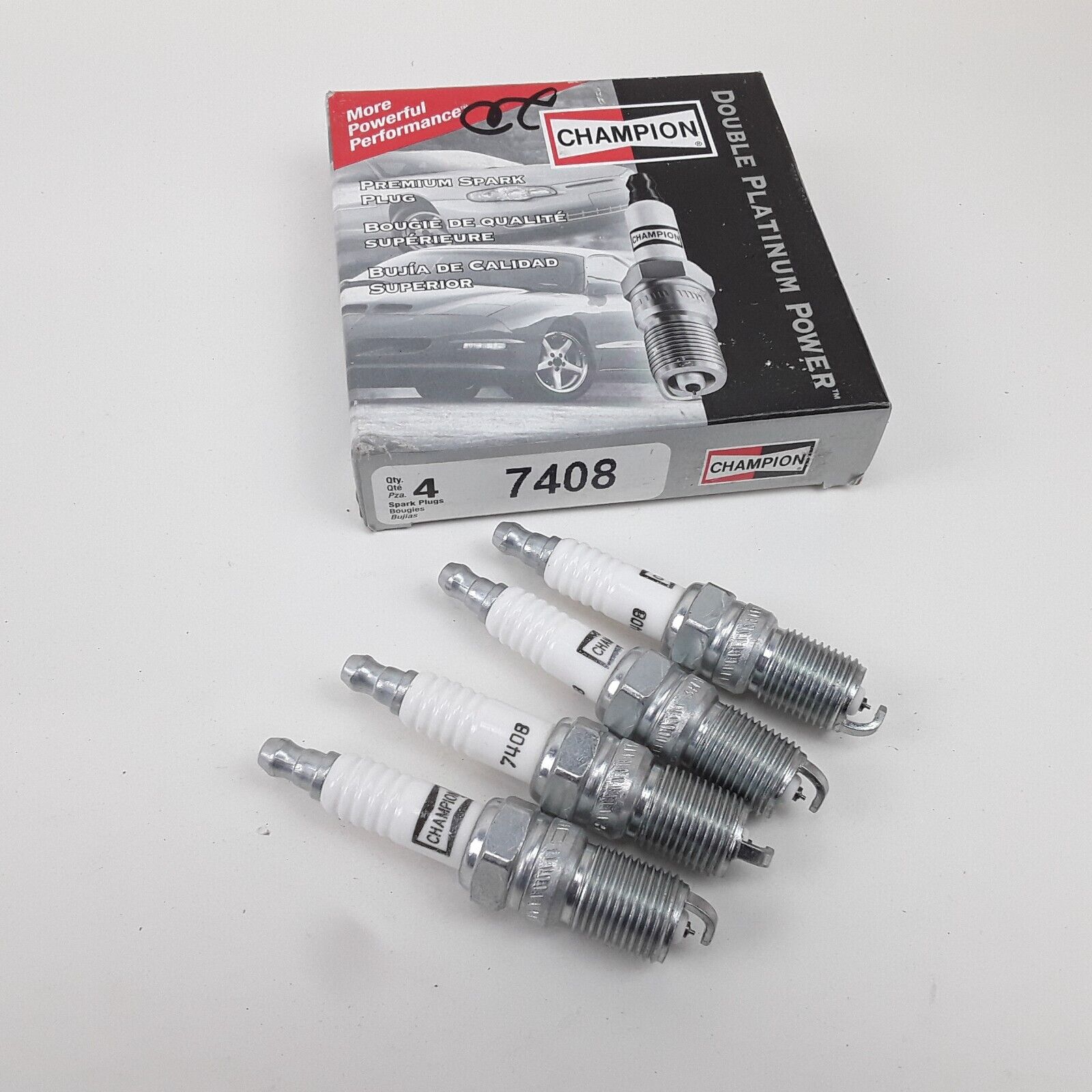 Double Platinum Spark Plug Fits Ford Mercury Mazda Oldsmobile Buick 1974-2003