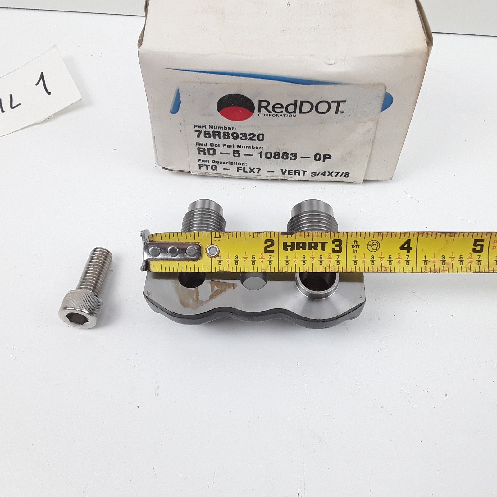 Red Dot 75R89320 Suction and Discharge A/C Compressor Fitting Assembly