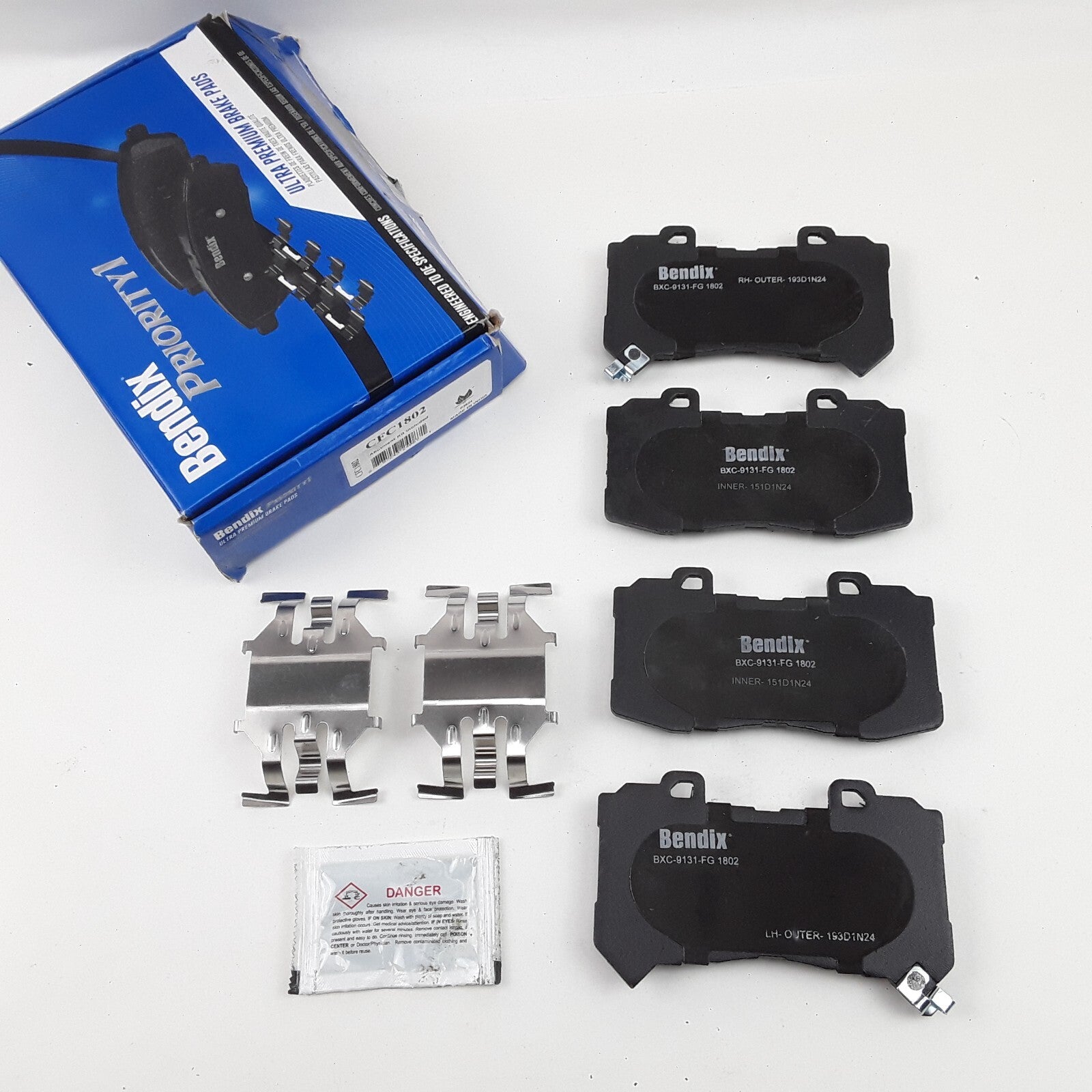 Front Disc Brake Pad Set Priority One Ceramic Fits Chevrolet Colorado 2015-2020