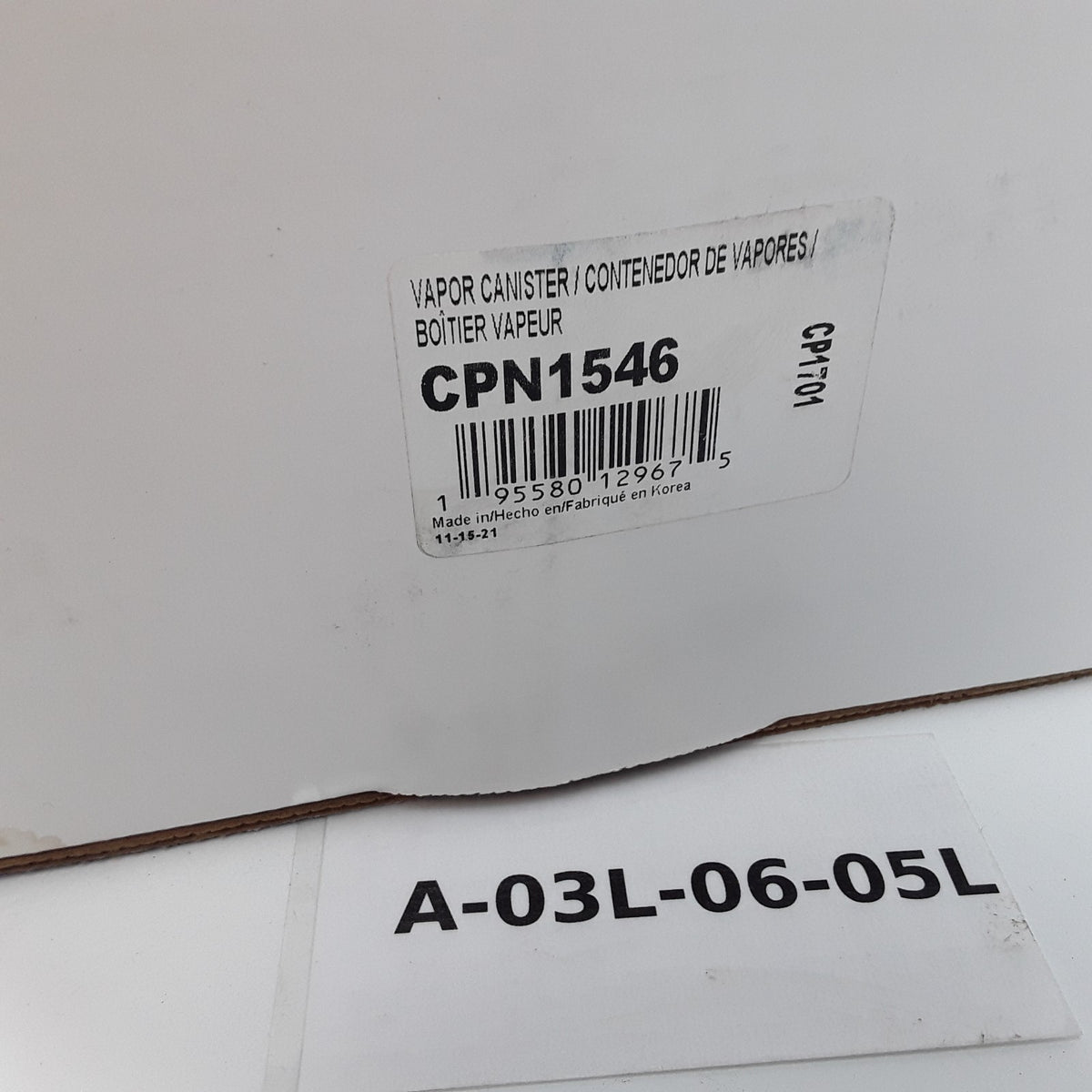 Fuel Vapor Canister Fits Kia Soul (2010 2011 2012 2013) Carquest CPN1546