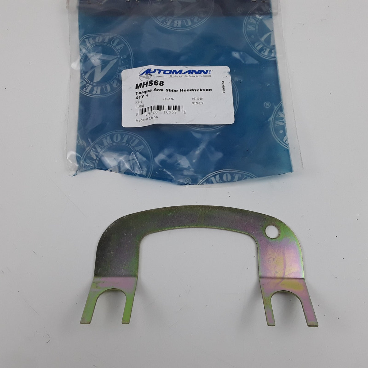 Automann MHS68 Torque Arm Shim Assembly 1/16 Thick For Hendrickson