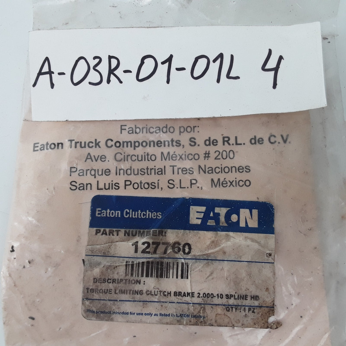 Eaton 127760 Torque Limiting Clutch Brake One-Piece Easy Installation Heavy Duty