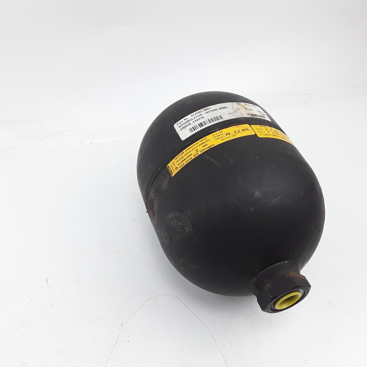 Kalmar 922593.A001 Accumulator Fits SMV 108 TC6, SMV 2115 TC3, SMV 2518 TC3