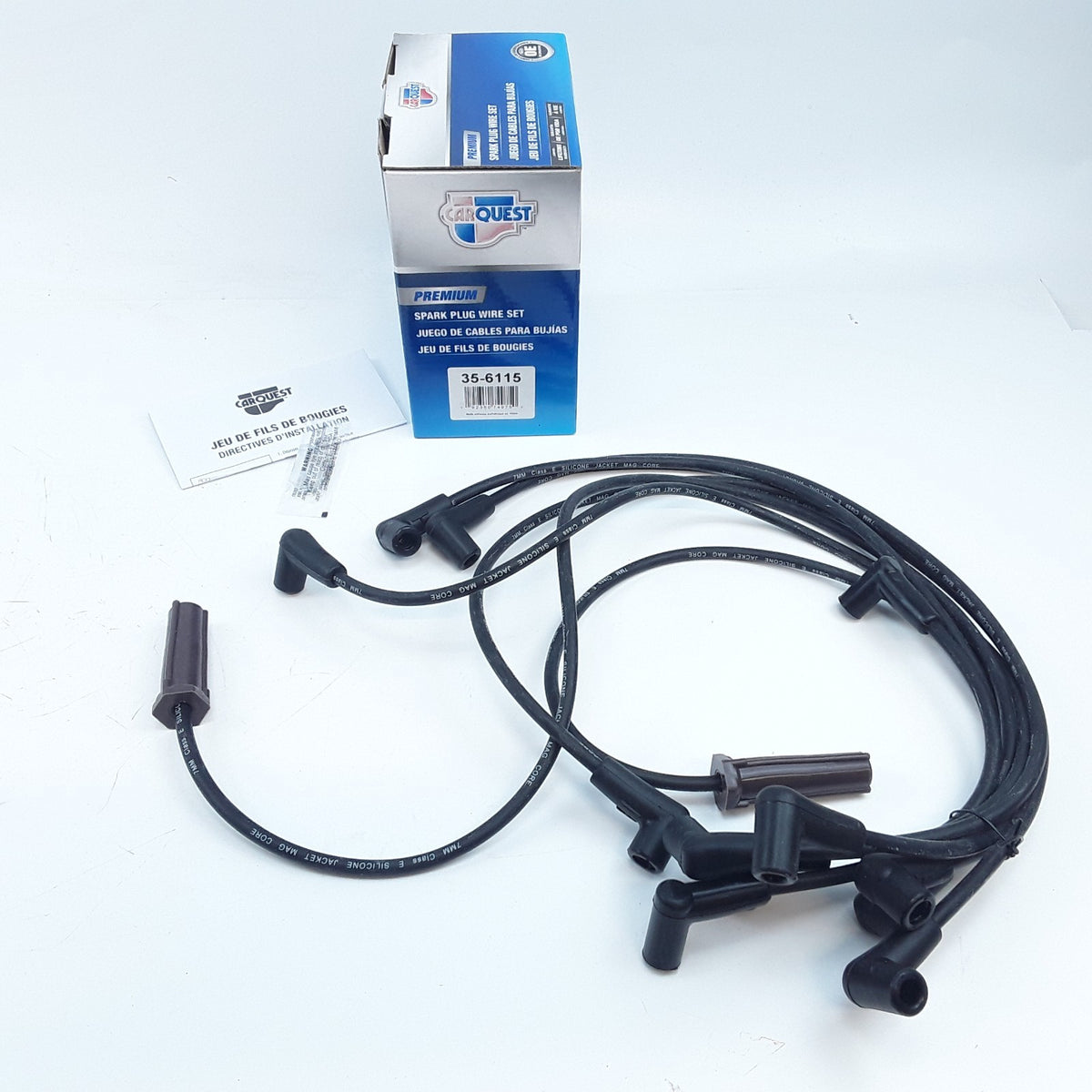 Spark Plug Wire Set Fits Chevrolet Commercial Chassis Caprice (1992) 4.3L-V6