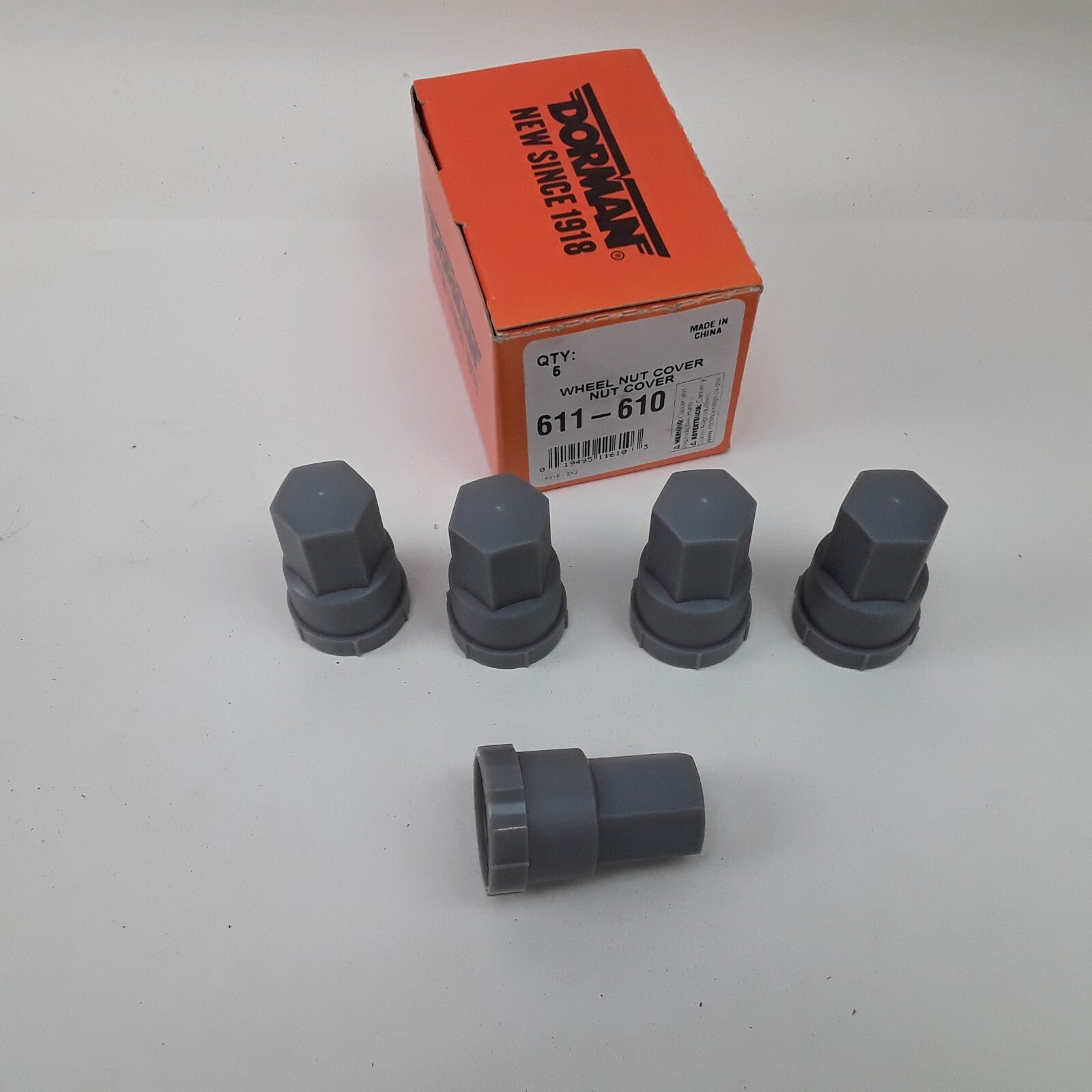 Set of 5 Wheel Fastener Nut Cover M24-2.0 Hex 19mm Fits Chevrolet Oldsmobile