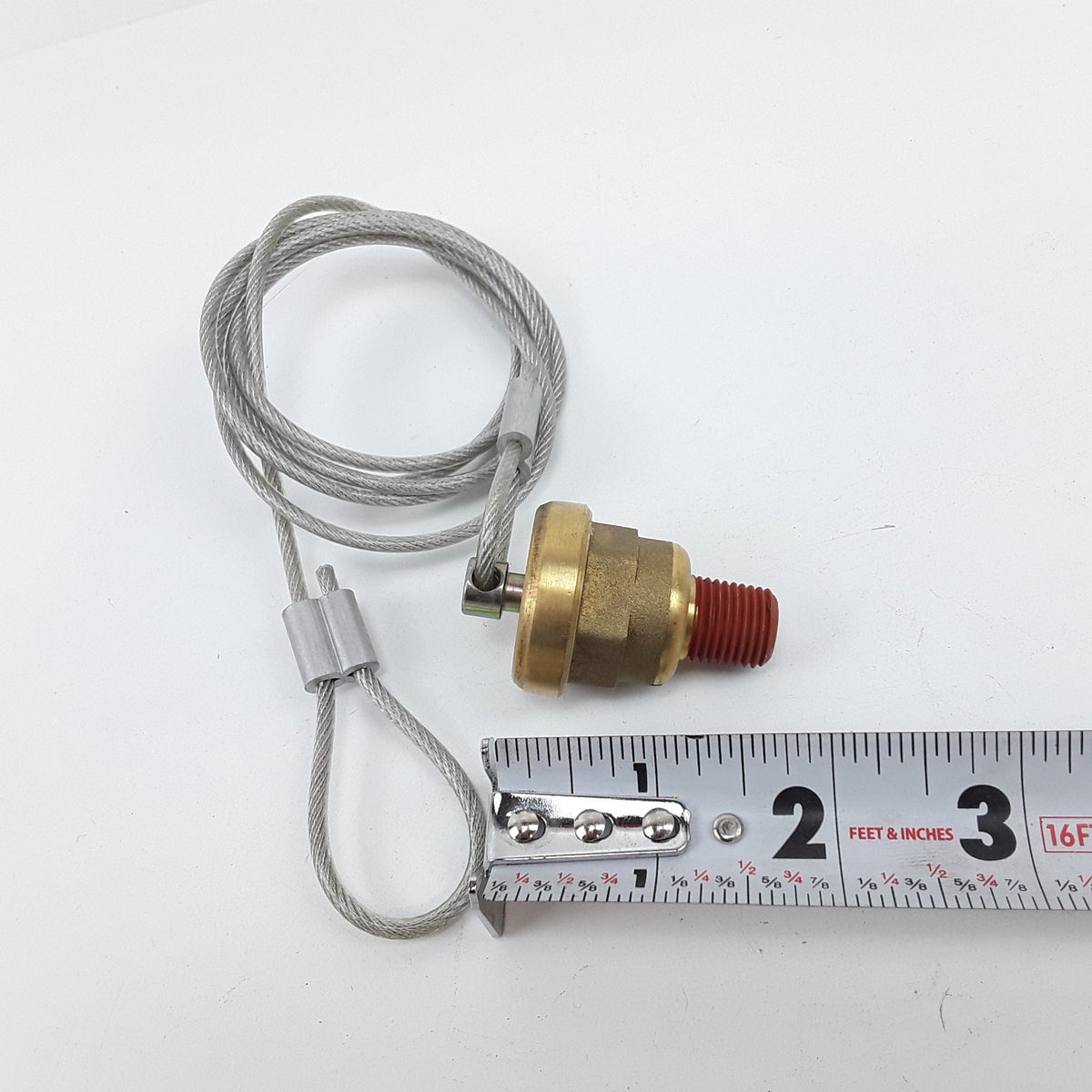 Air Tank Drain Valve 48-inch For Truck Air Brake Systems Drain p/n 0906080