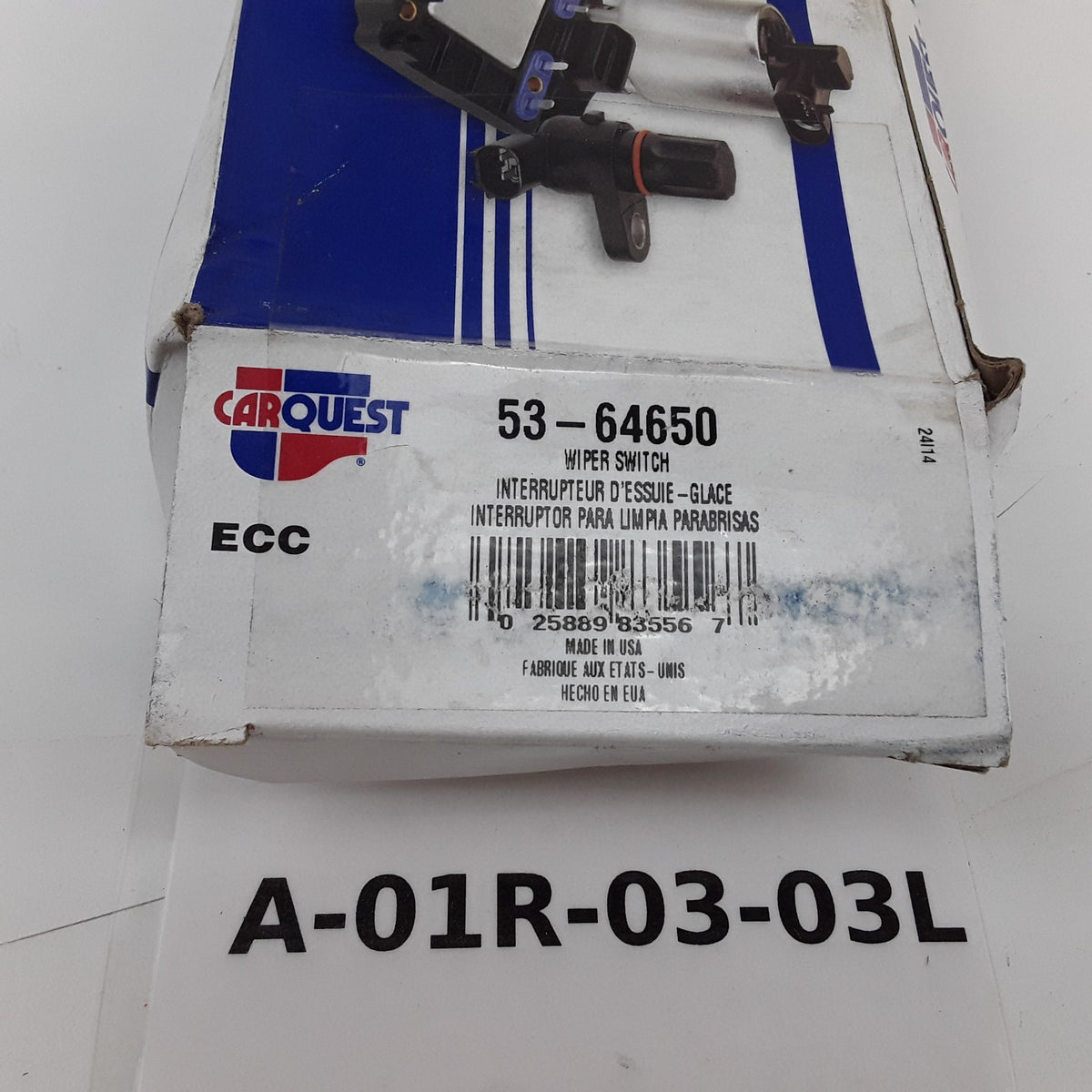 Carquest 53-64650 Windshield Wiper Switches Heavy Duty High Performance