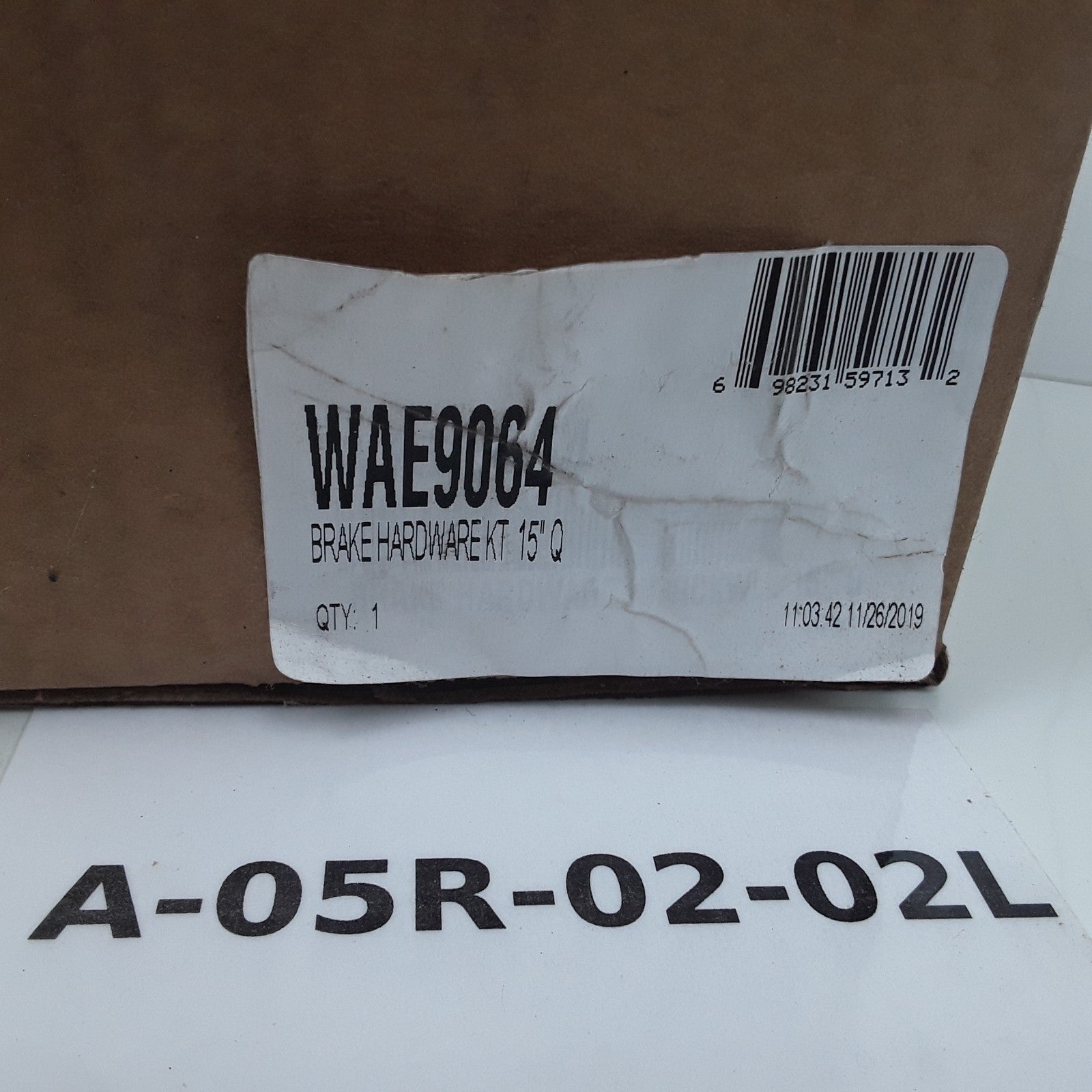 World American WAE9064 - Drum Brake Shoe Kit - for 15 in. Diameter, Q Brake