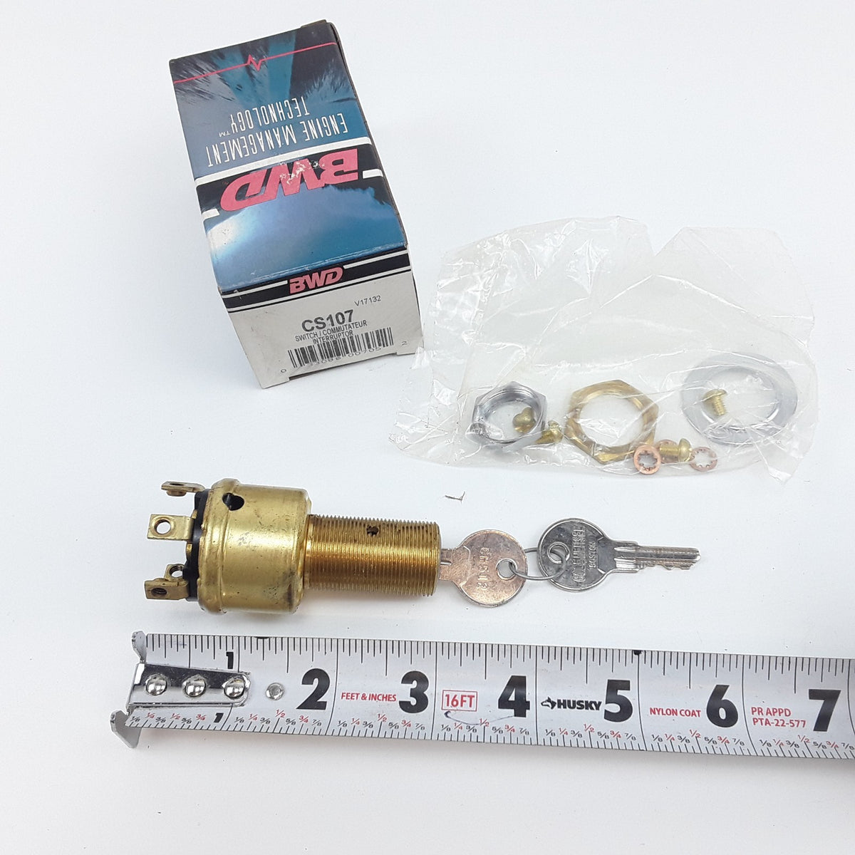 BWD CS107 Ignition Starter Switch Replaces 88921899 U1411 SW27 LS319 53-27577