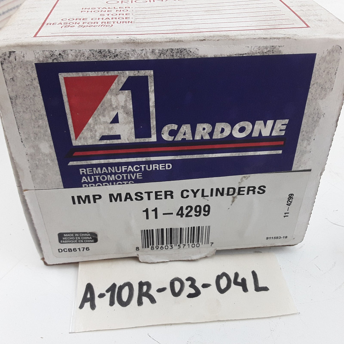 Cardone 11-4299 Master Cylinder Fits Toyota Prius 2004 2005 2006 2007 2008 2009