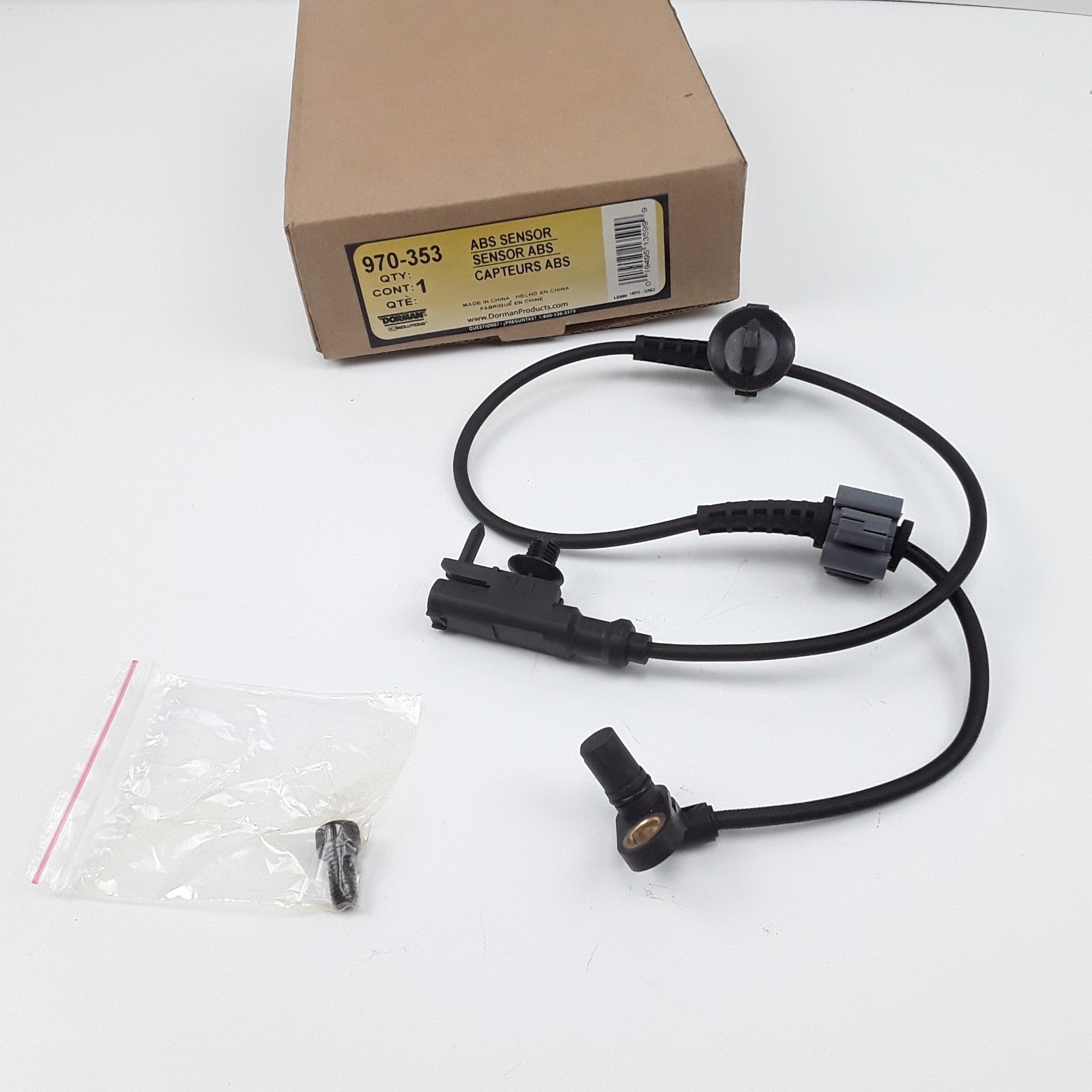 Dorman 970-353 Front ABS Wheel Speed Sensor For GMC Cadillac Chevrolet 2007-2014