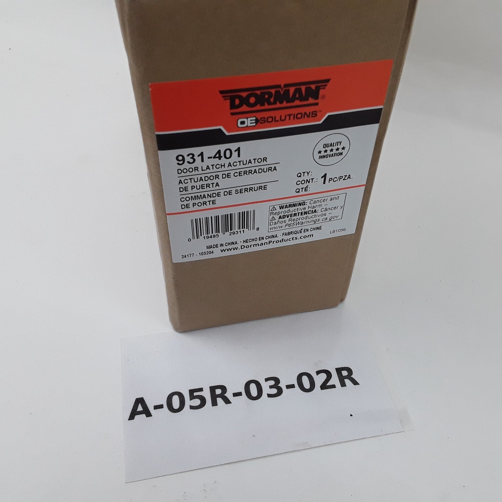 Dorman 931-401 Front Left Door Latch Actuator Fits Scion Lexus Toyota 2006-2019