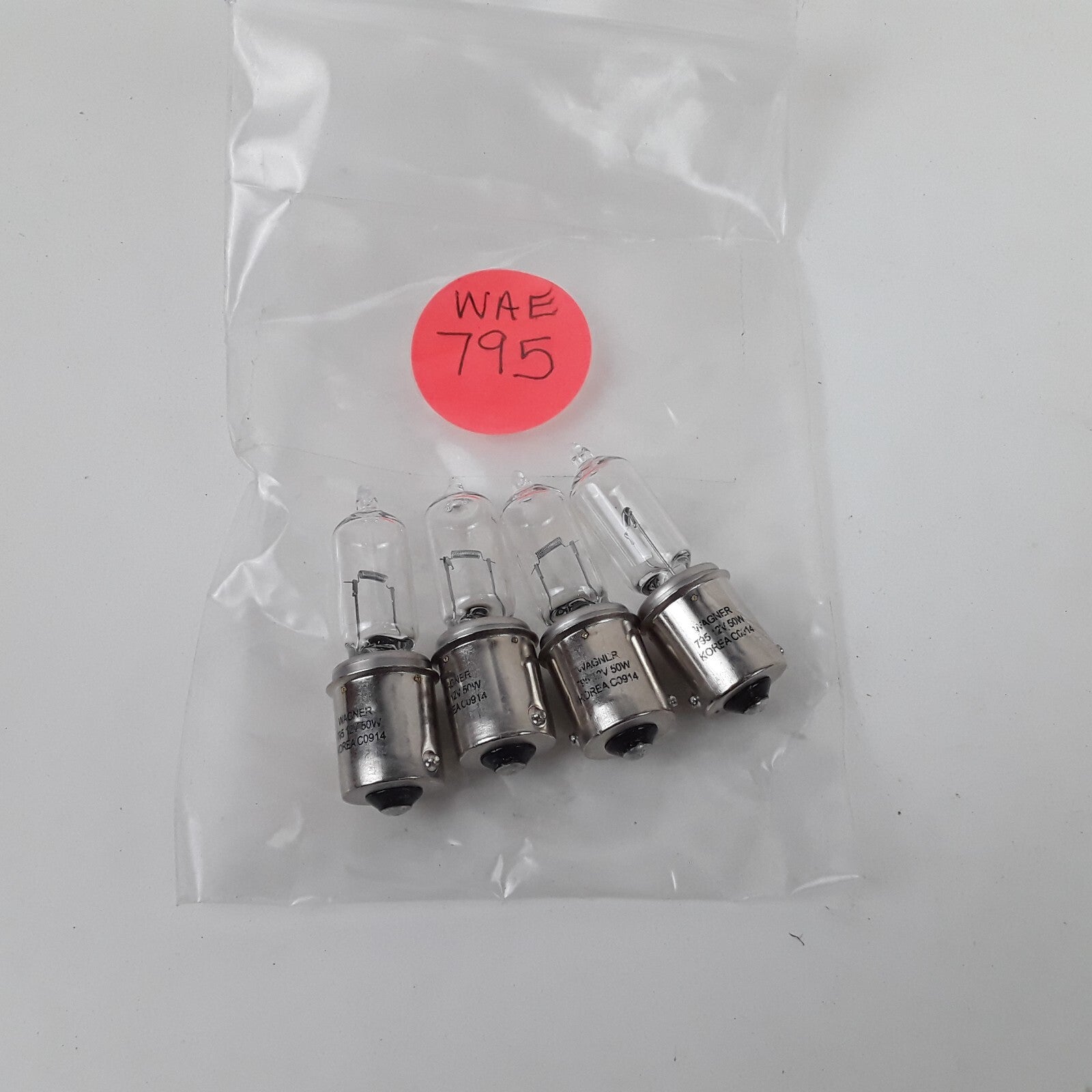 Wagner 795 Standard Multi-Purpose Light Bulb Pack of 4 Brightness 108.000 CP